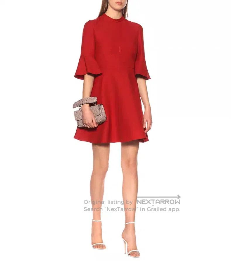 Valentino Valentino Dress with ruffle sleeves Size M / US 6-8 / IT 42-44 - 3 Thumbnail