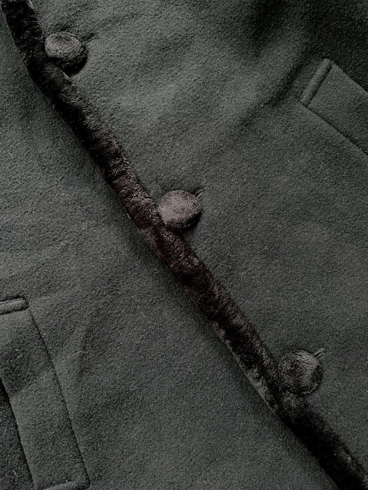 Comme des Garcons FREE TAX! 1991 Heavy Wool Fur Collared Coat Jacket Size US M / EU 48-50 / 2 - 5 Thumbnail