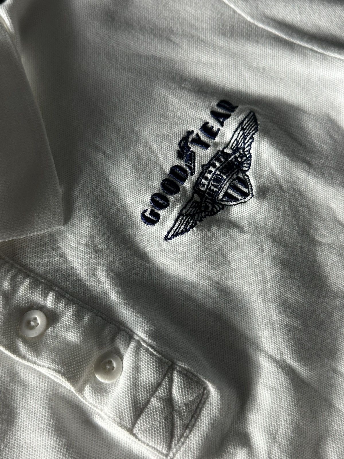 Formula 1 × Vintage ARCHIVE🚨Vintage 90s Good Year Tyre Racing Team POLO T-shirt Size US L / EU 52-54 / 3 - 4 Thumbnail