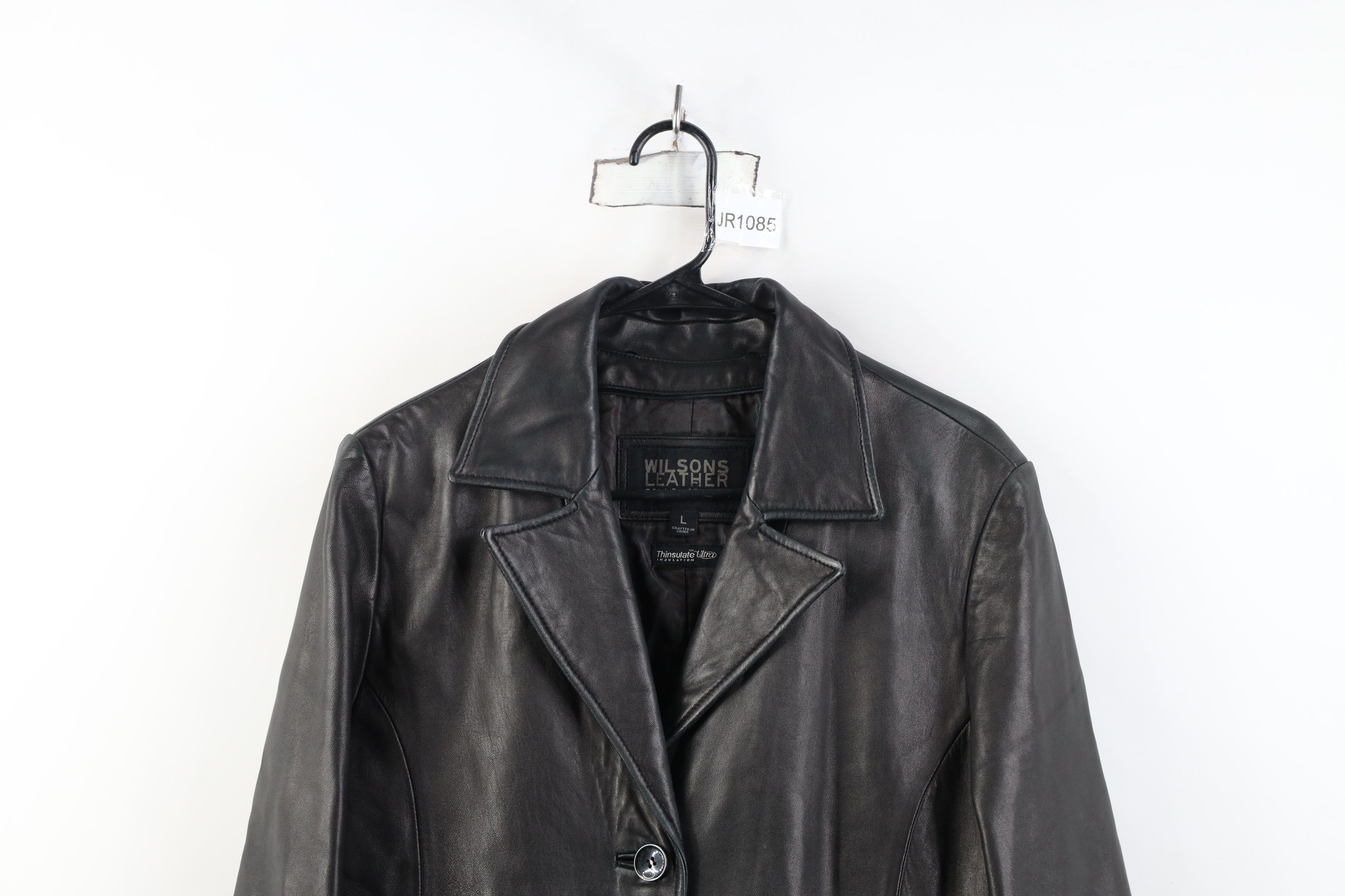 Vintage Vintage 90s Streetwear Soft Leather Trench Coat Jacket Size L / US 10 / IT 46 - 2 Thumbnail