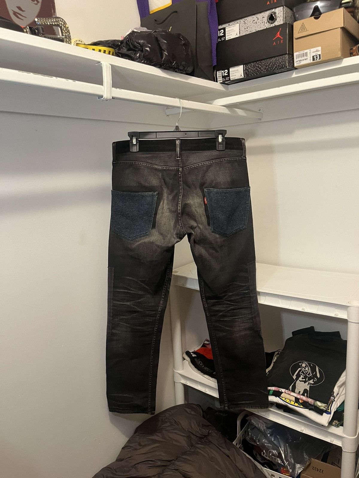 Junya Watanabe × Levi's Comme des Garcons Junya Watanabe Levi’s Patchwork Jeans Size US 32 / EU 48 - 5 Thumbnail