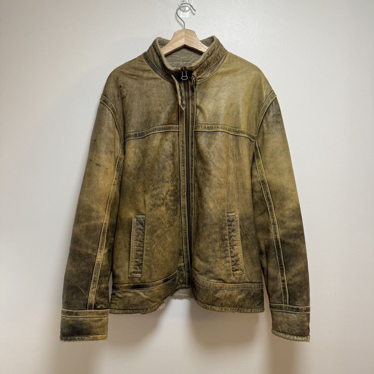 Wilsons Leather Wilsons Shearling Leather Jacket Vintage XL Size US XL / EU 56 / 4 - 1 Thumbnail