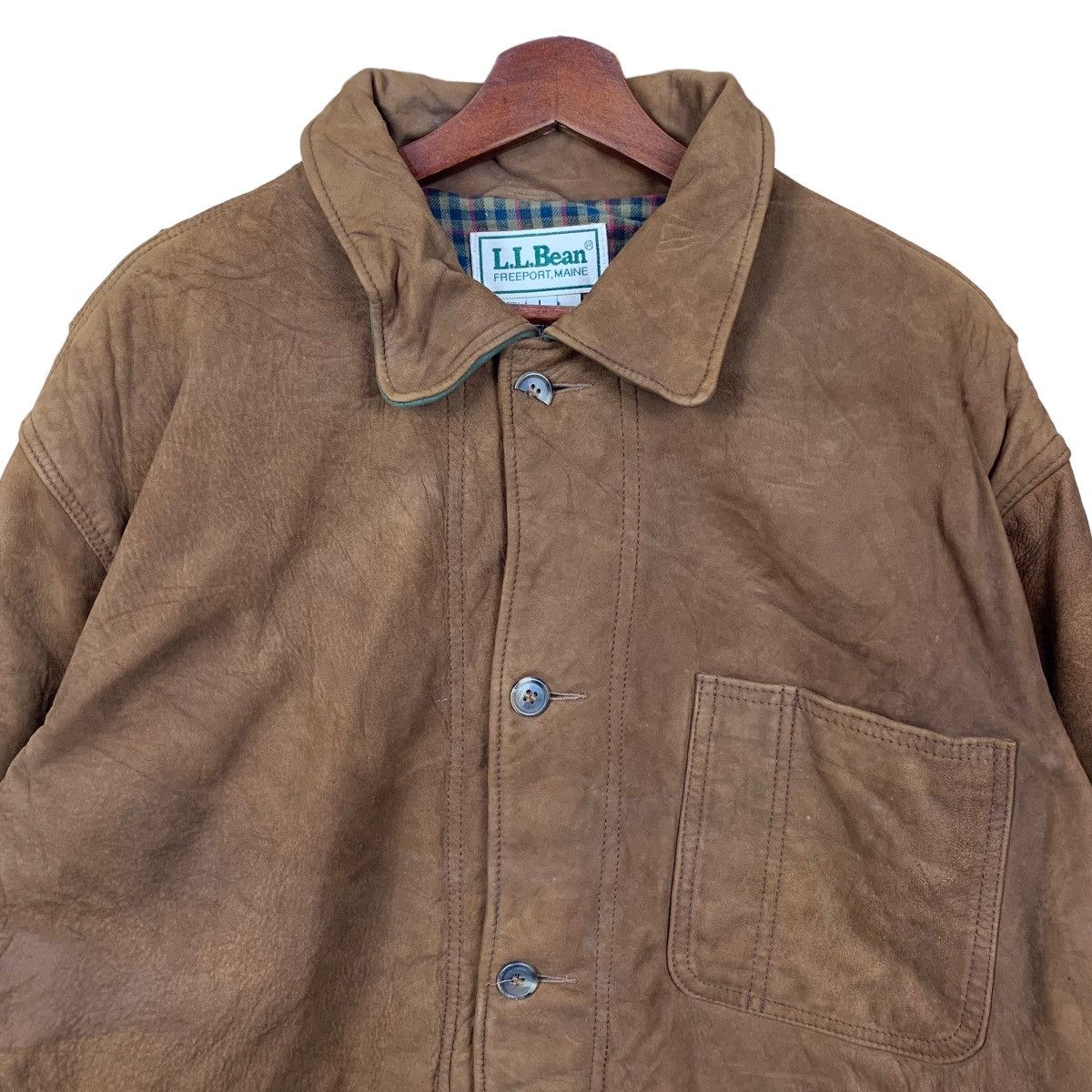 L.L. Bean Vintage L.L Bean Leather Jacket Size US L / EU 52-54 / 3 - 2 Thumbnail