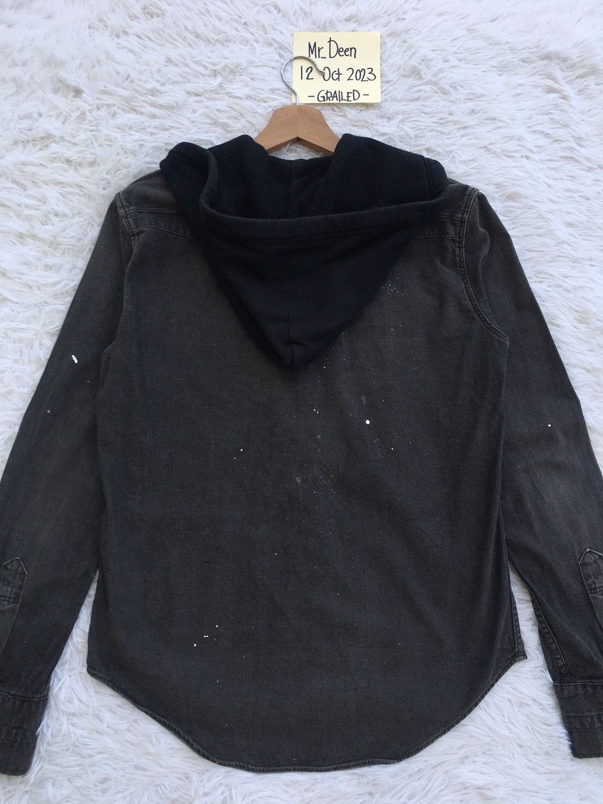 Number (N)ine Rare Vintage Number Nine Hooded Denim Jacket Size US M / EU 48-50 / 2 - 22 Thumbnail