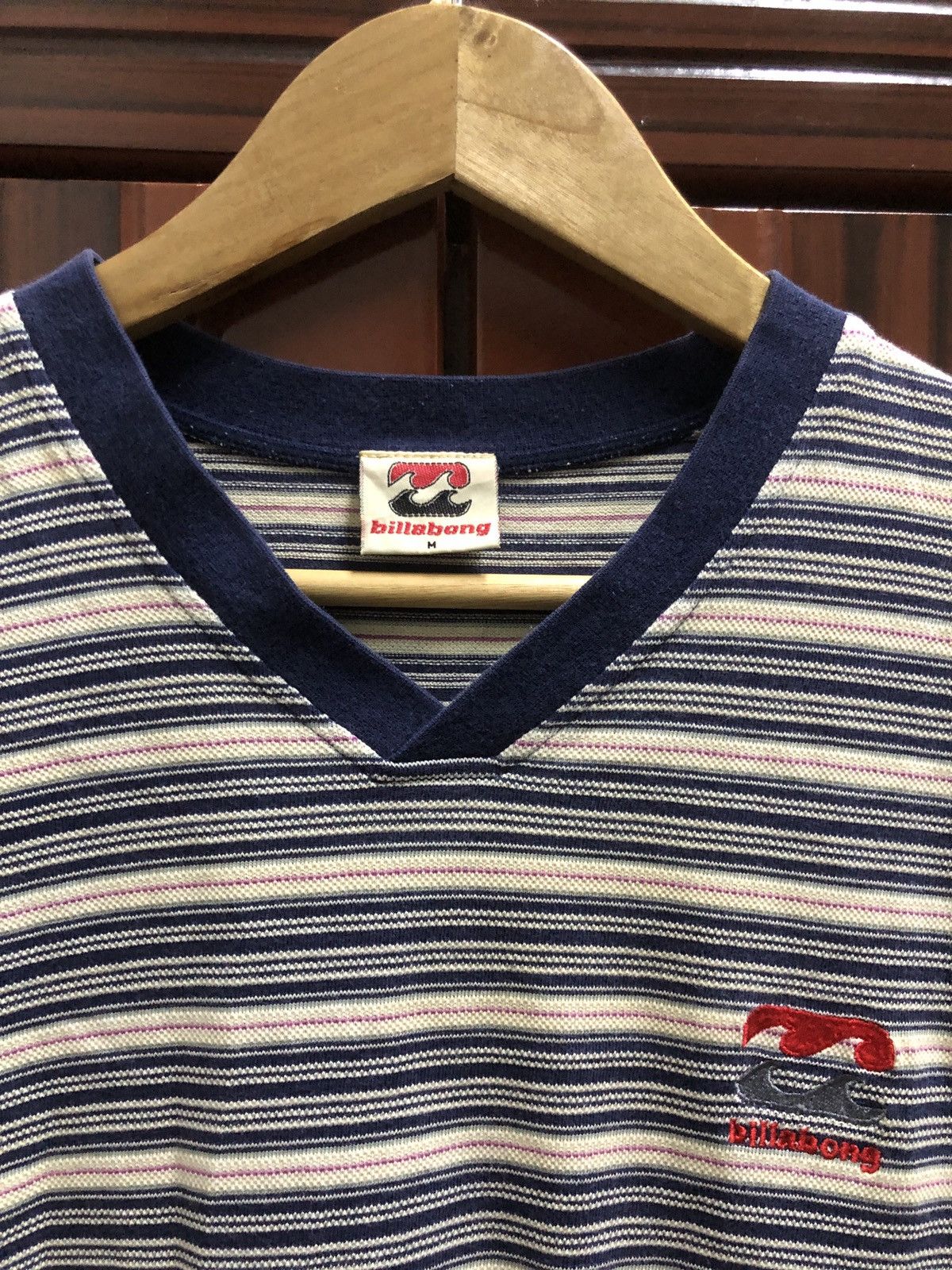 Billabong Vintage Billabong Striped Tshirts Size US M / EU 48-50 / 2 - 3 Thumbnail