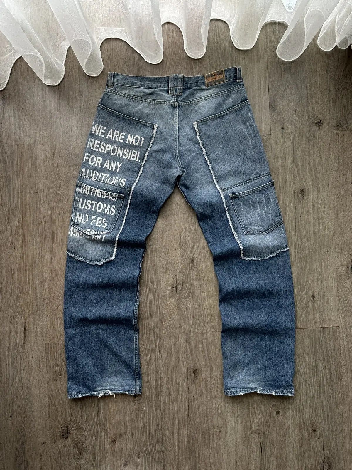 Japanese Brand × Vintage Vintage Japanese DJ Doringo Jeans Wear Denim Pocket Pants Size US 34 / EU 50 - 1 Thumbnail