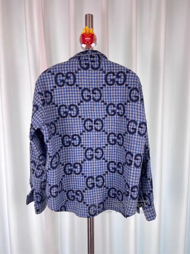 Gucci Gucci 24 wool letters fully printed light blue long-sleeve Size US S / EU 44-46 / 1 - 2 Thumbnail