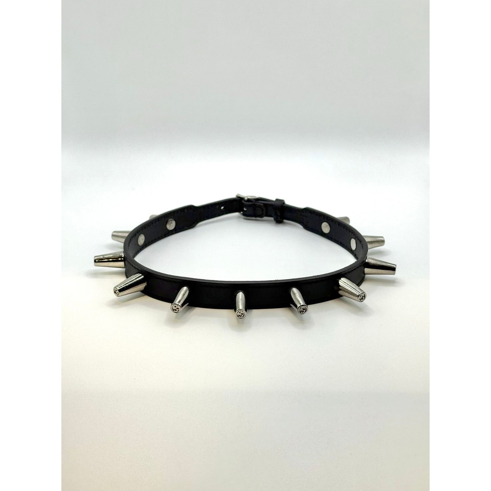 Gucci 2000s Gucci spike leather chocker necklace Size ONE SIZE - 5 Thumbnail