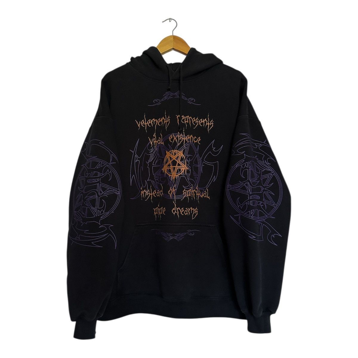 Vetements Vetements Vital Existence Hoodie Size US S / EU 44-46 / 1 - 1 Thumbnail