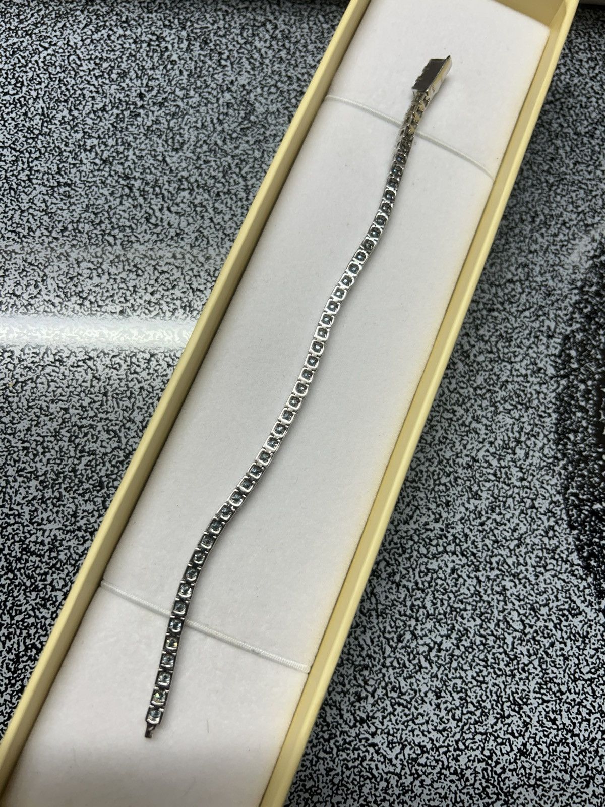 Jewelry Tennis Bracelet Blue Moissanite Size ONE SIZE - 8 Thumbnail