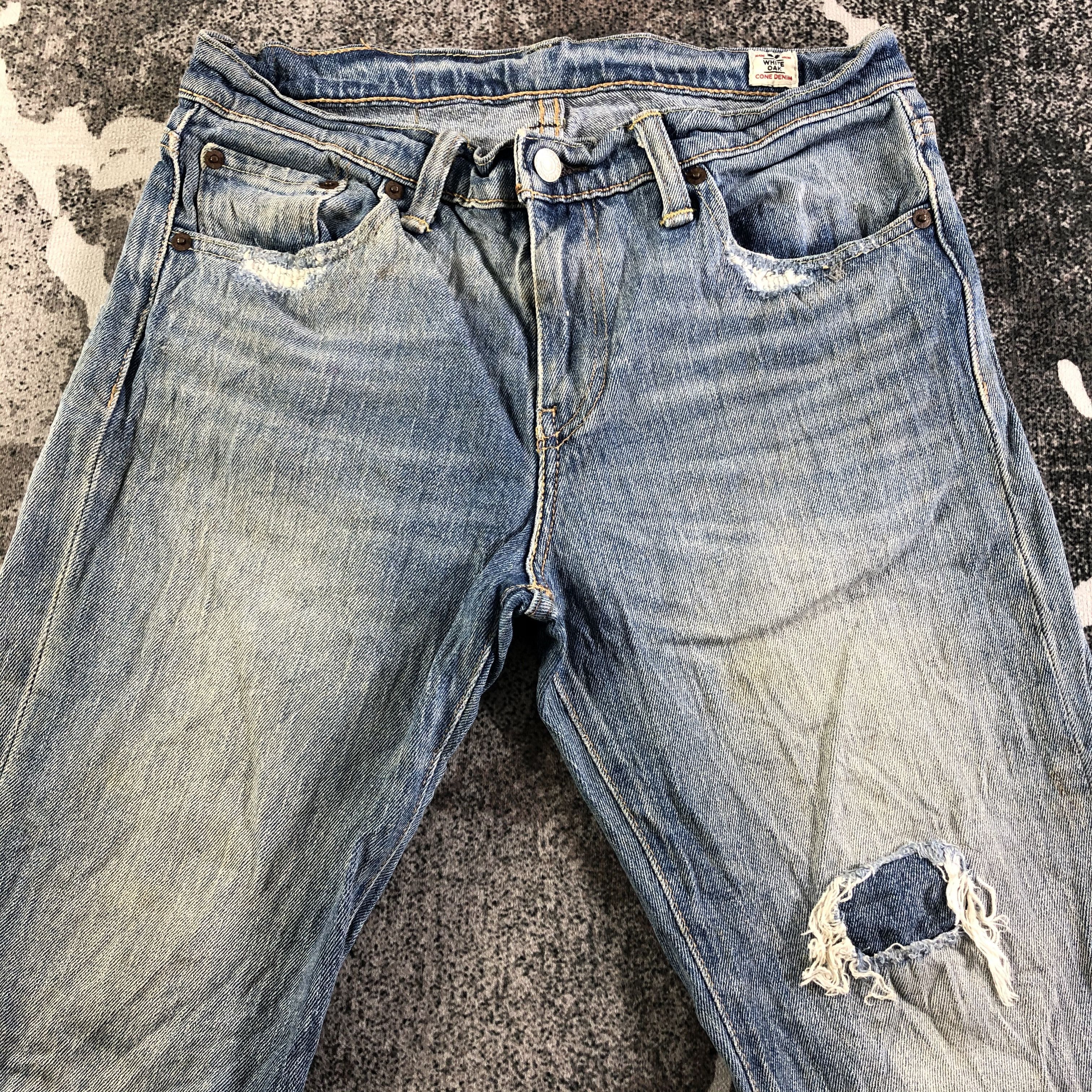 Levi's Levis 511 Jeans Distressed Denim KJ3078 Size US 30 / EU 46 - 3 Thumbnail