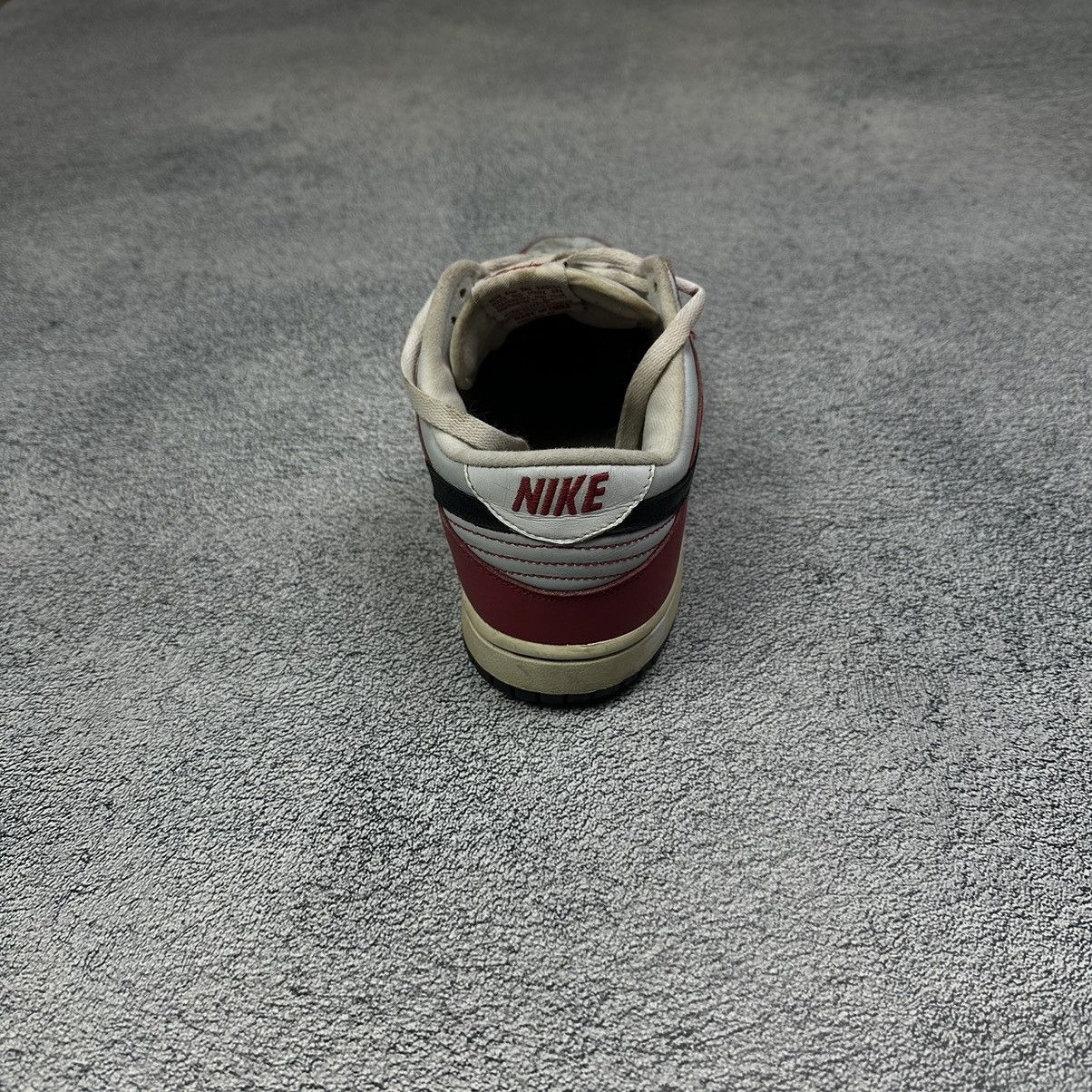 Nike × Vintage Rare! Vintage 2005 Nike Dunk Low Red Sail Black Chicago Size US 10 / EU 43 - 10 Thumbnail