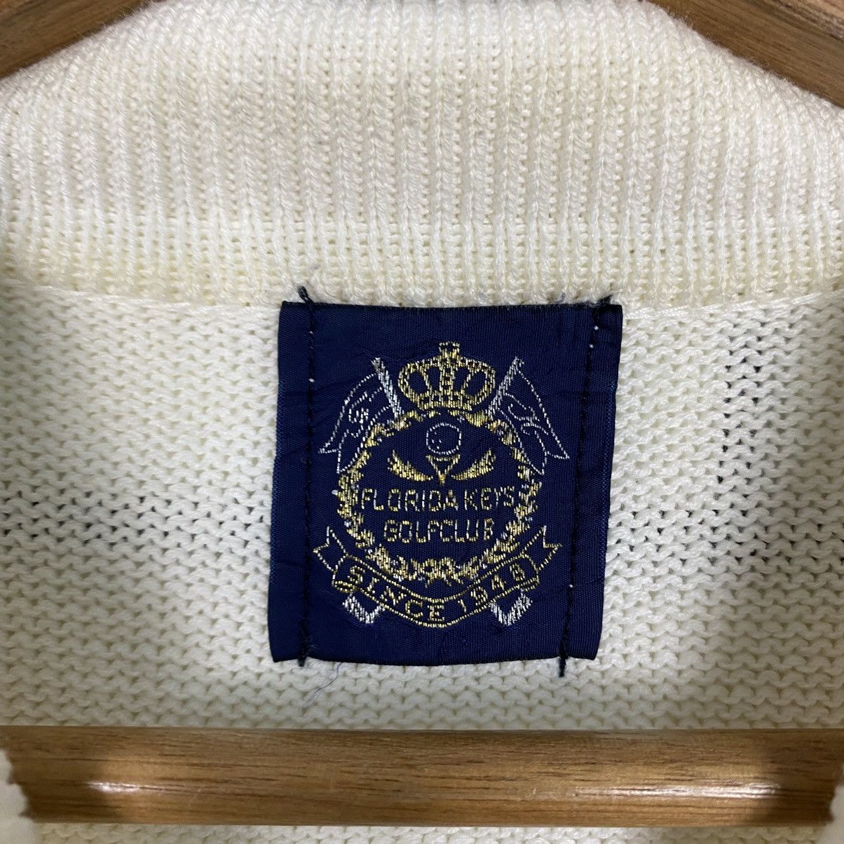 Japanese Brand 📌Florida Key's Golf Club Knit Sweatshirt Size US M / EU 48-50 / 2 - 16 Thumbnail