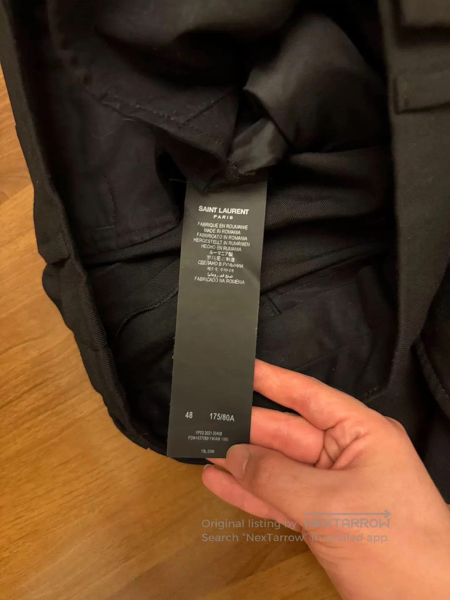 Saint Laurent Paris Saint Laurent 21SS Black Basic Trousers. Size US 32 / EU 48 - 5 Thumbnail