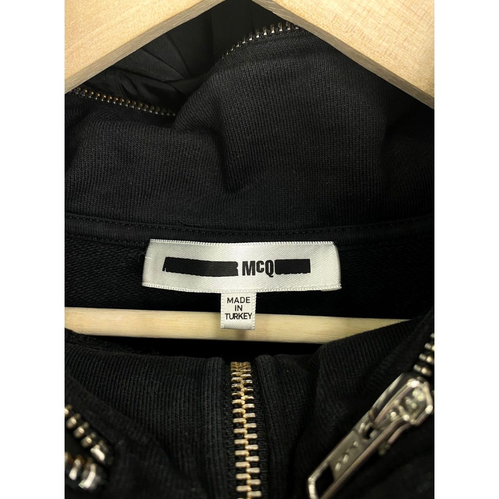 Alexander McQueen Alexander McQueen Hoodie Zipped Collar Black Y2K Retro Rare Size S Mens Size US S / EU 44-46 / 1 - 5 Thumbnail