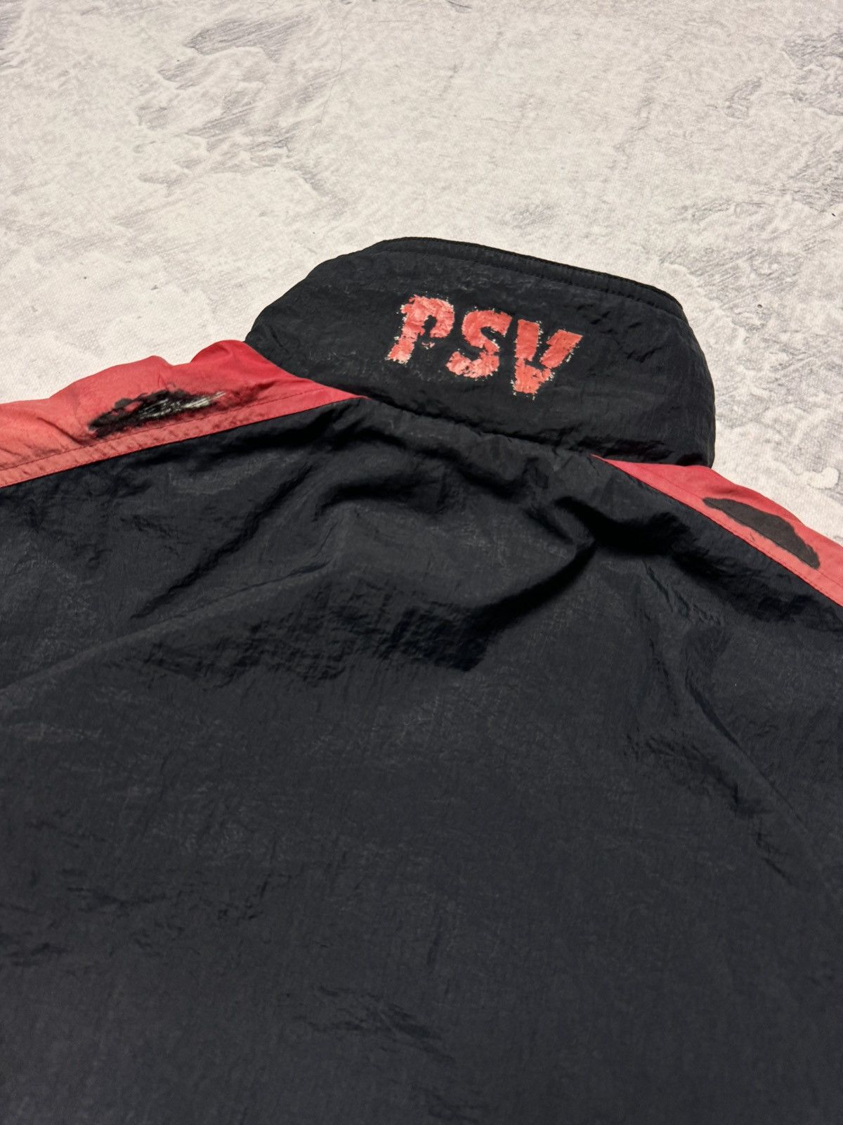 Nike × Vintage 90s Nike Vintage PSV Nylon Winter Down Jacket Big Swoosh Size US XL / EU 56 / 4 - 10 Thumbnail