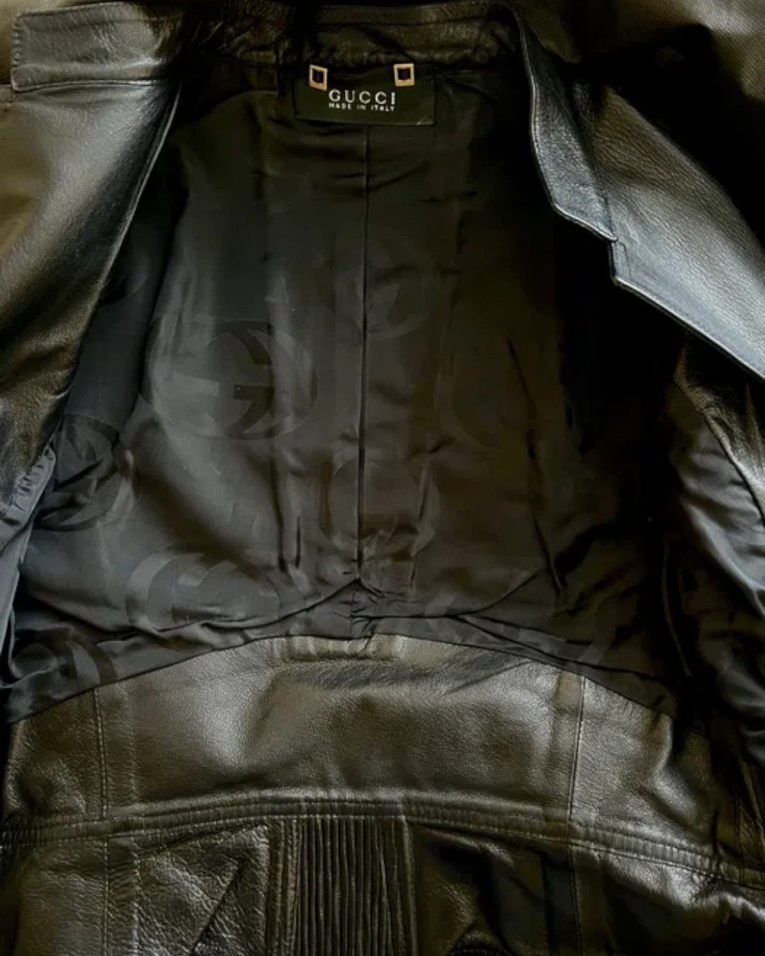 Gucci ASYMMETRIC CLOSURE BIKER LEATHER JACKET BY TOM FORD Size S / US 4 / IT 40 - 5 Thumbnail