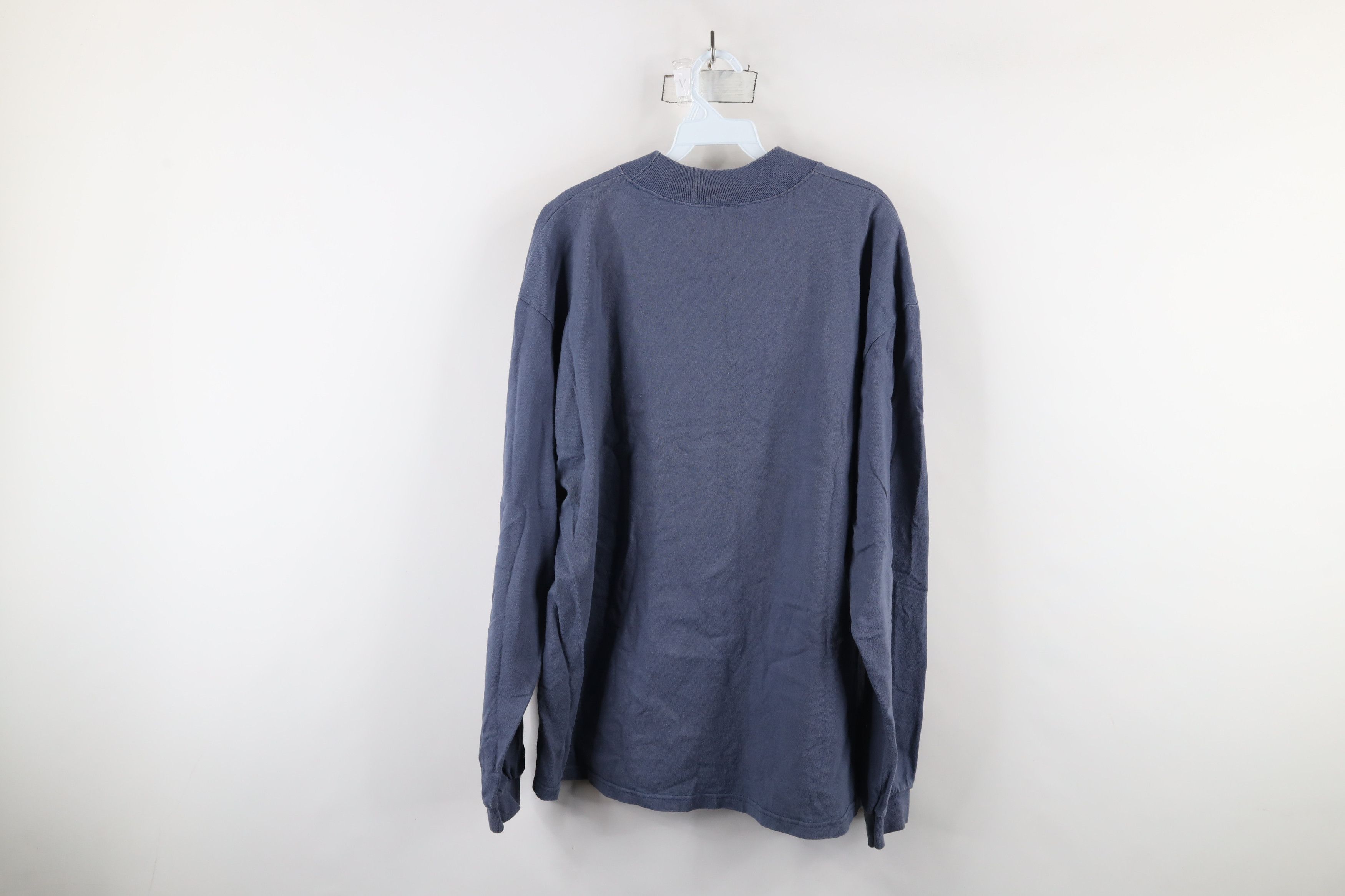 Vintage Vintage 90s Eriksen Lodge Mock Neck Long Sleeve T-Shirt USA Size US XL / EU 56 / 4 - 11 Thumbnail