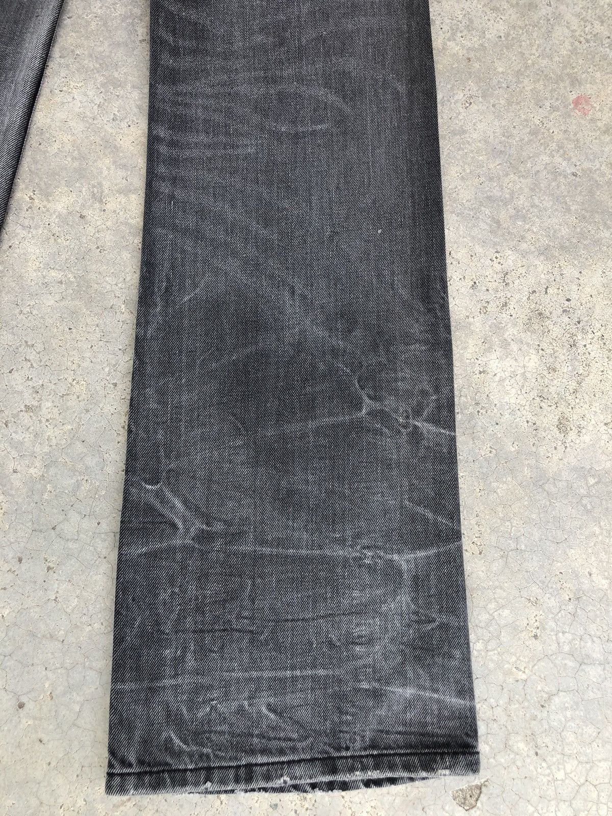 semanticdesign Japanese Semantic Design Flared Jeans Distressed Jeans Size US 31 - 12 Thumbnail