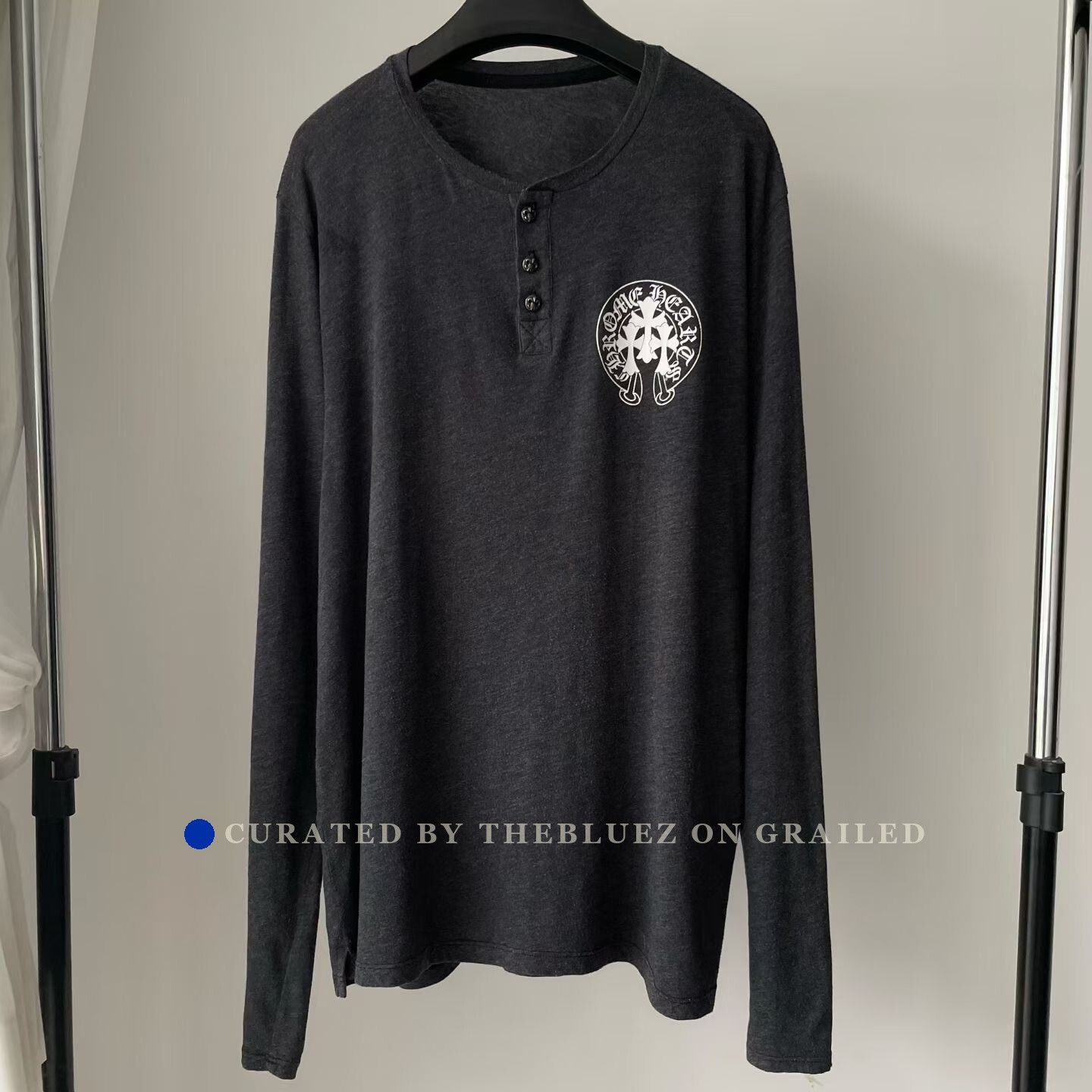 Chrome Hearts Chrome Heart Grey Long sleeve | Grailed