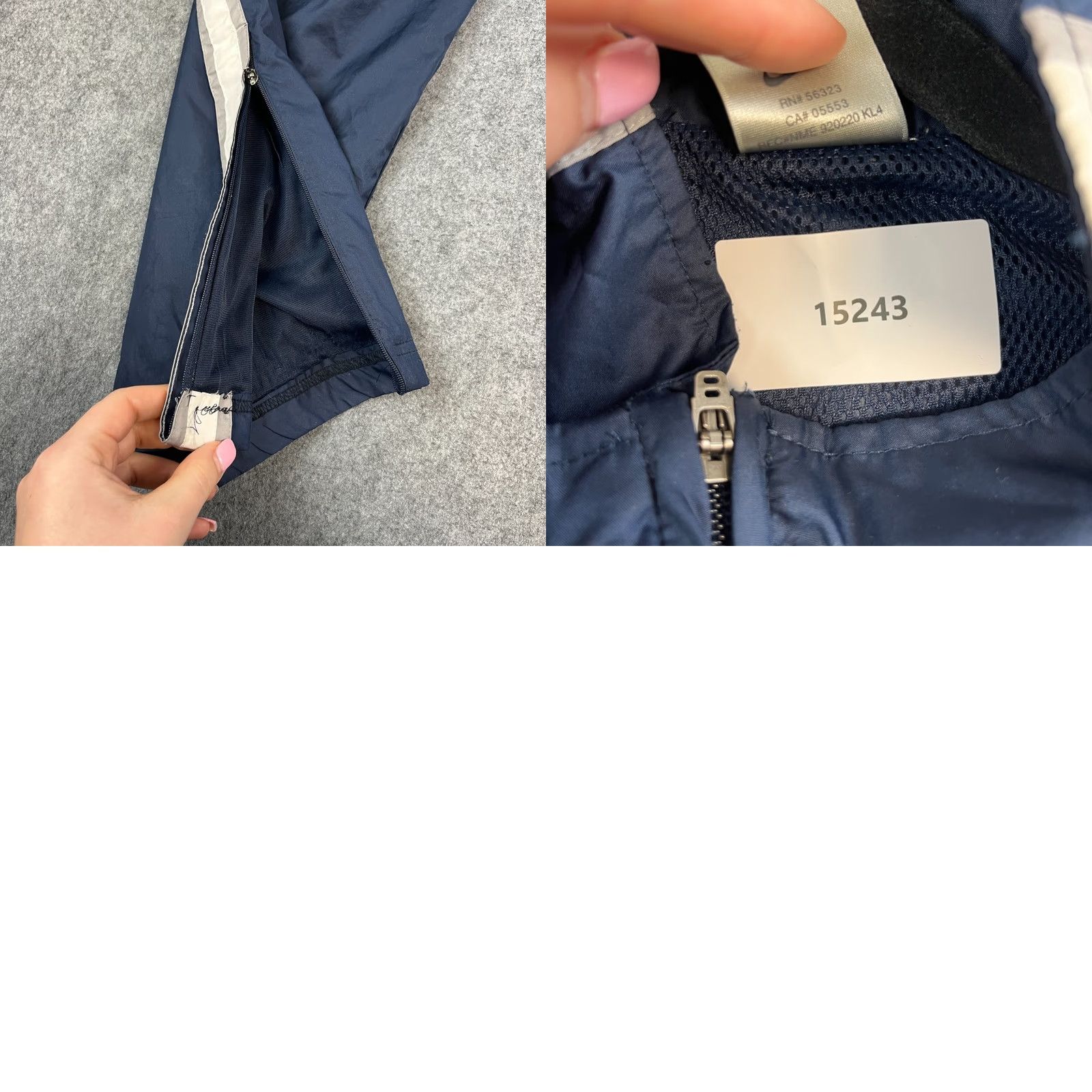 Nike VINTAGE Nike Court Challenge Tracksuit Mens Large Blue Loose Jacket Pant Set 90s Athletic Mens Tracksuit Jacket Pants Blue Size 42R - 9 Thumbnail