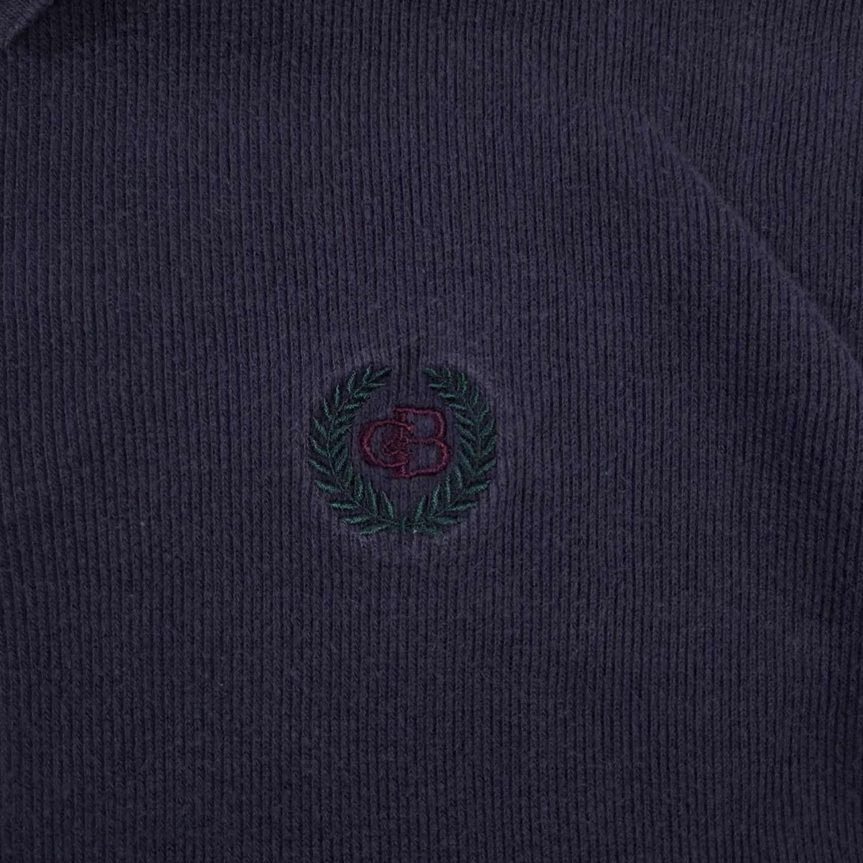Croft & Barrow VINTAGE Croft & Barrow Polo Shirt Mens XLT Tall Long Sleeve Navy Crest 100% Cotton CB Embroidered Crest Mens XLT Size US XL / EU 56 / 4 - 5 Thumbnail