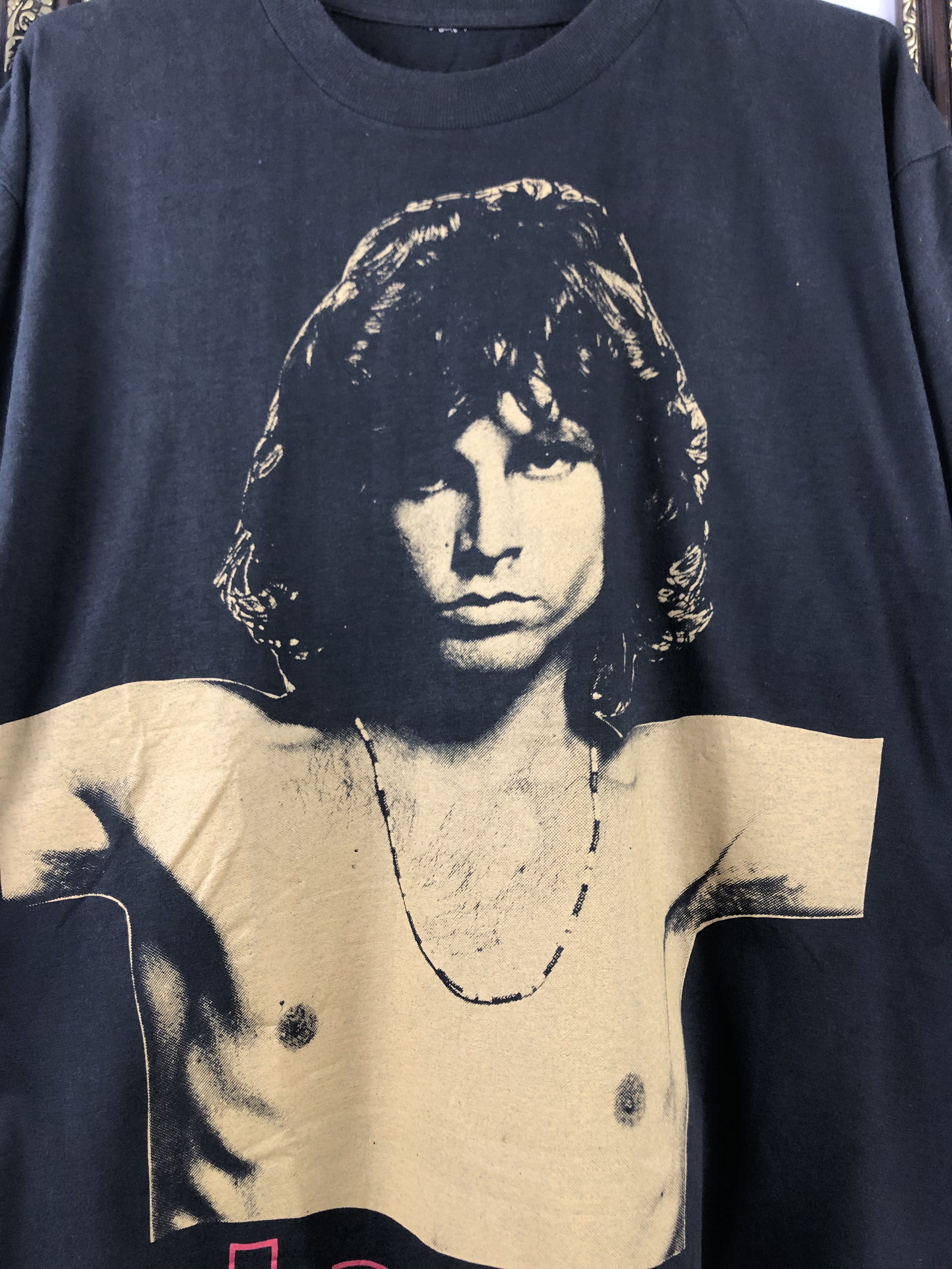Band Tees Vintage 90's The Doors Jim Morrison Band Shirt Big Logo Tee Size US M / EU 48-50 / 2 - 8 Thumbnail