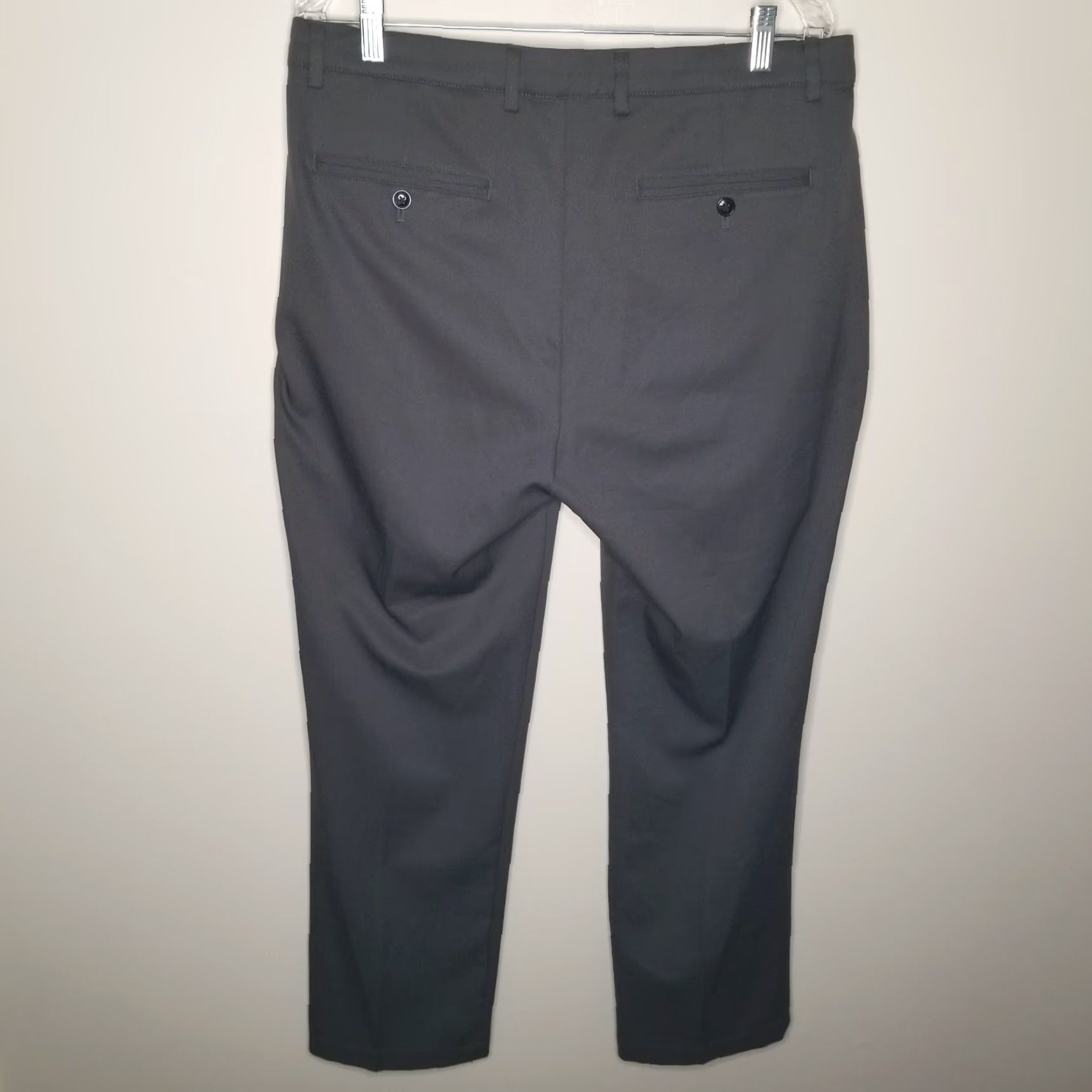 Vintage GREG NORMAN Men's Dress Pants Gray Straight Size 34x30 Size US 34 / EU 50 - 5 Thumbnail