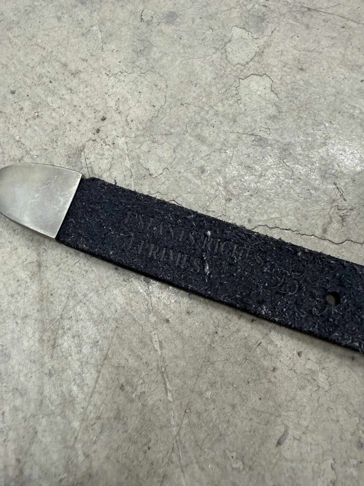 Enfants Riches Deprimes ENFANTS RICHES DEPRIMES GOODBYE JOHNNY LEATHER ERD BELT Size ONE SIZE - 4 Thumbnail