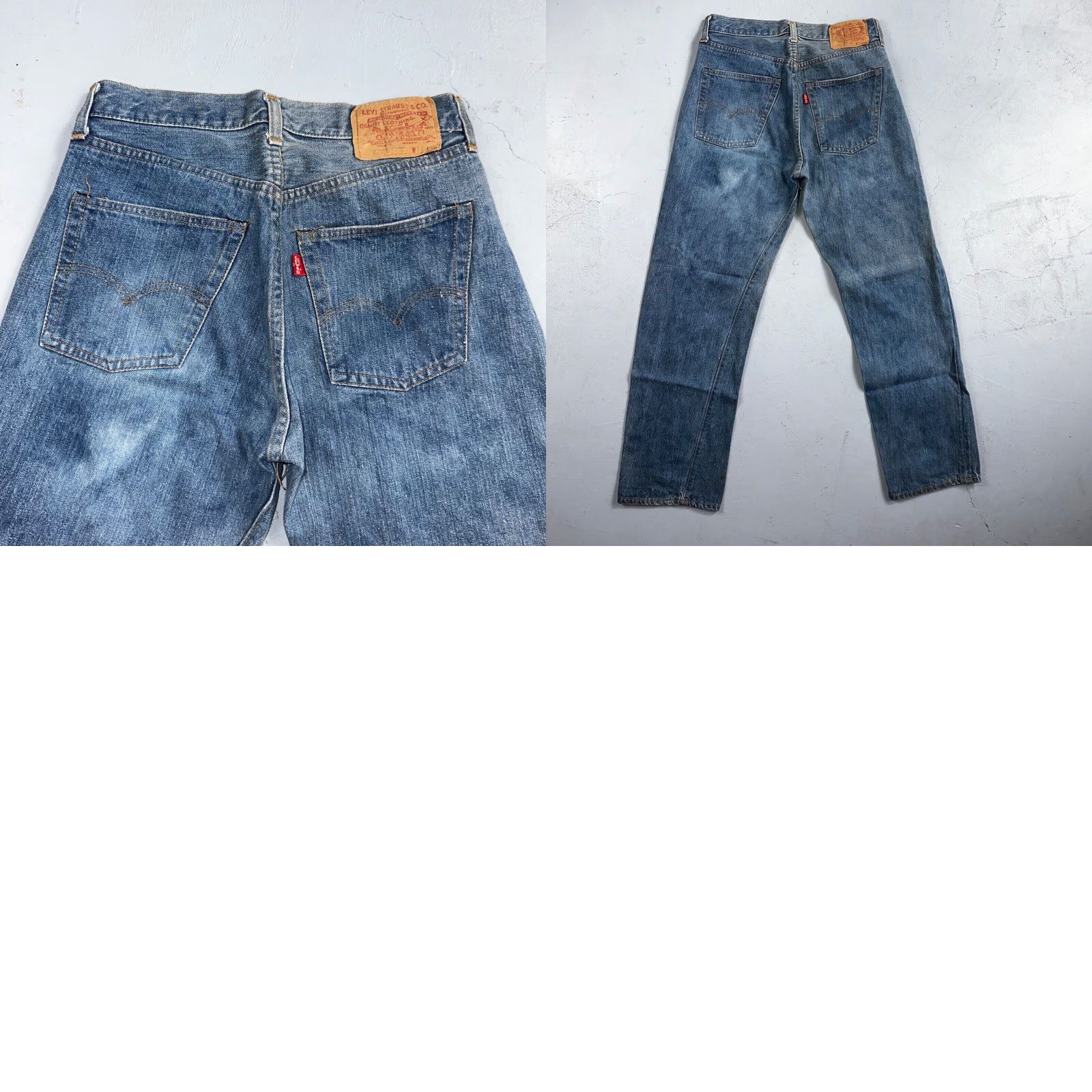 Levi's VINTAGE Levis 501 70s SS Redline Selvedge USA XX Jeans Med Wash 30x31 Acting 28x27 Size US 30 / EU 46 - 10 Thumbnail