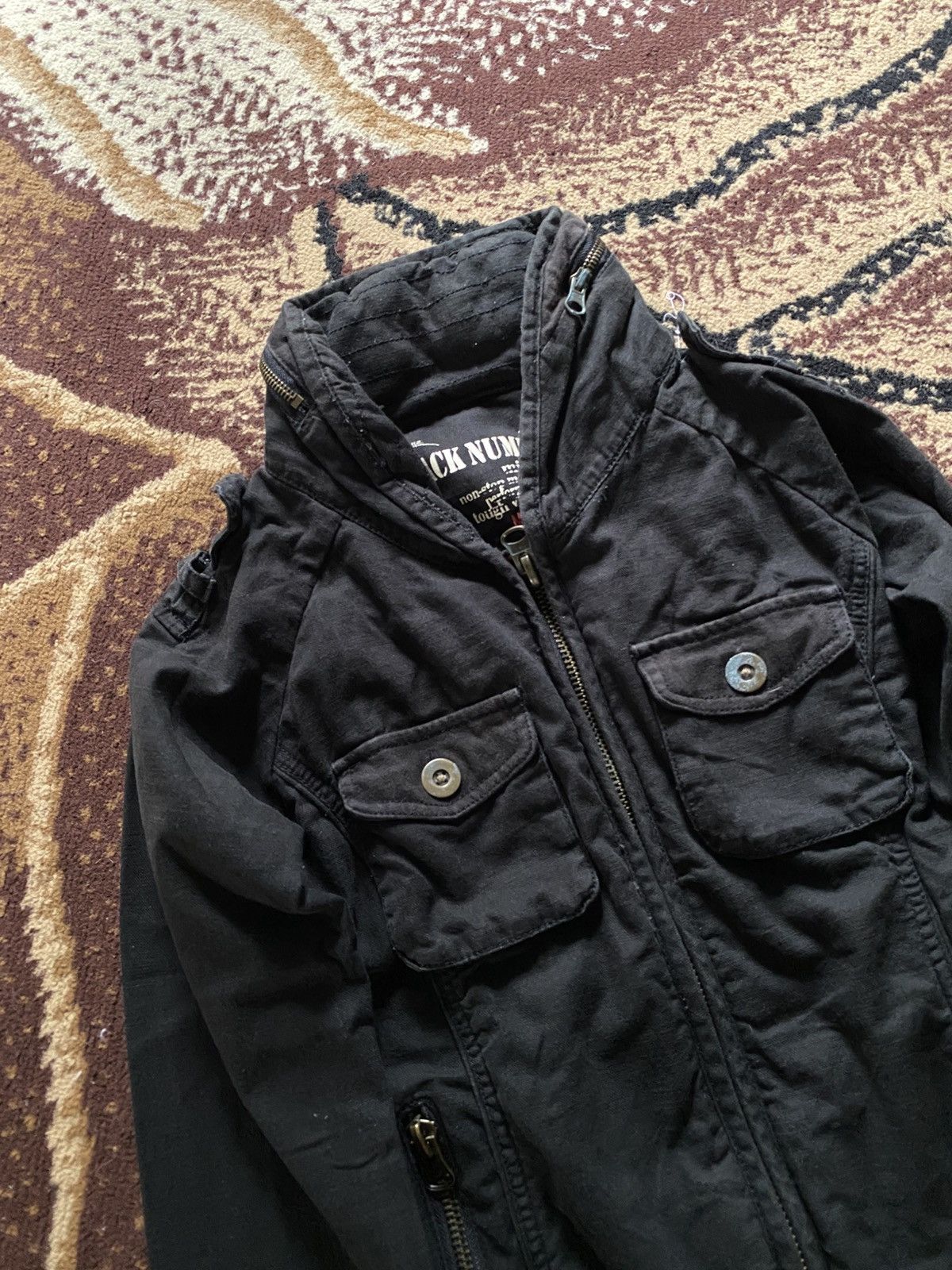 If Six Was Nine Back Number Bono Military Jacket Size US M / EU 48-50 / 2 - 3 Thumbnail