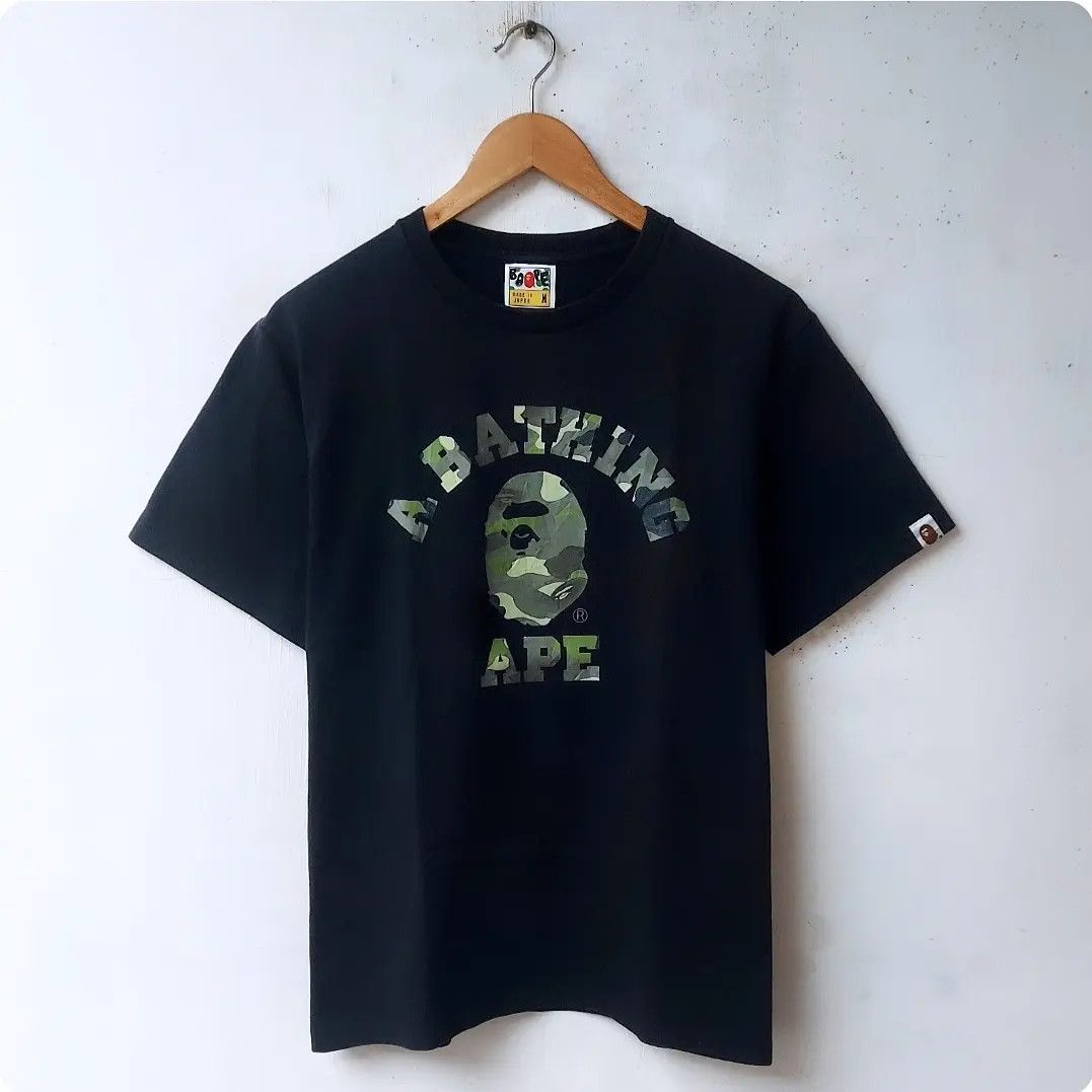 Bape BAPE Head Camo Tshirt Size US M / EU 48-50 / 2 - 1 Thumbnail