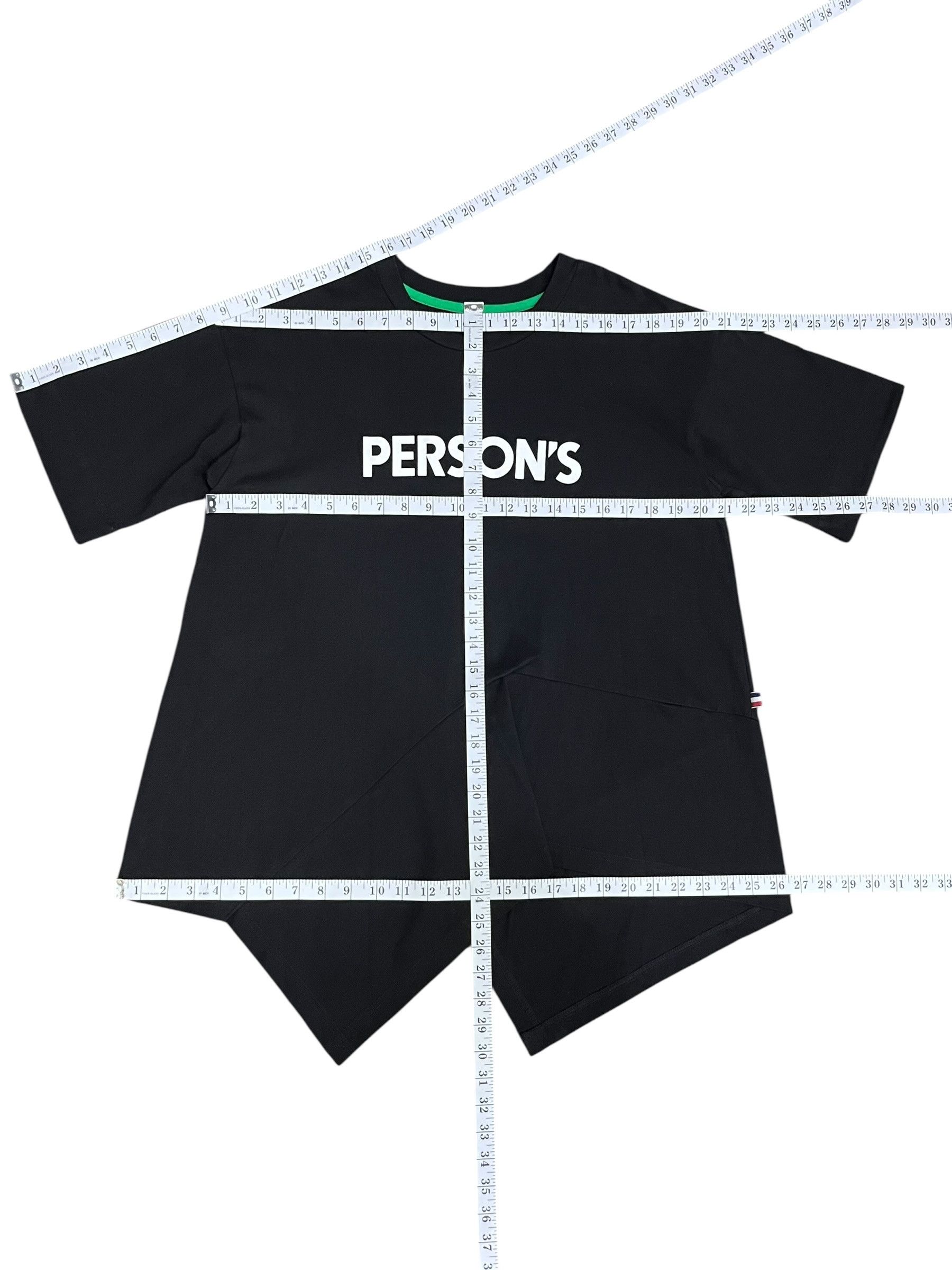 PERSON'S PERSON'S Nobuo Ikeda Asymmetric Hem Decon Runway Tee Size US M / EU 48-50 / 2 - 9 Thumbnail