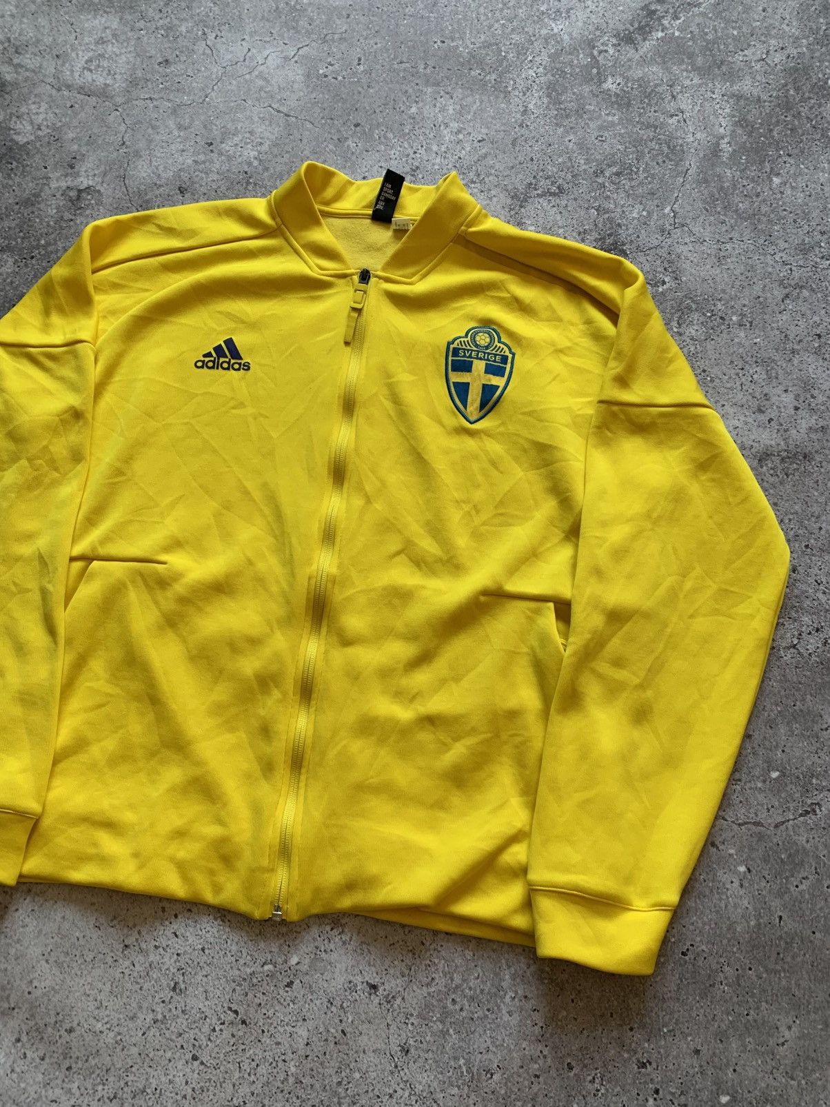 Adidas 🔥ADIDAS SWEDEN 2018 TRACK TOP BLOCKCORE JACKET Size US XL / EU 56 / 4 - 6 Thumbnail