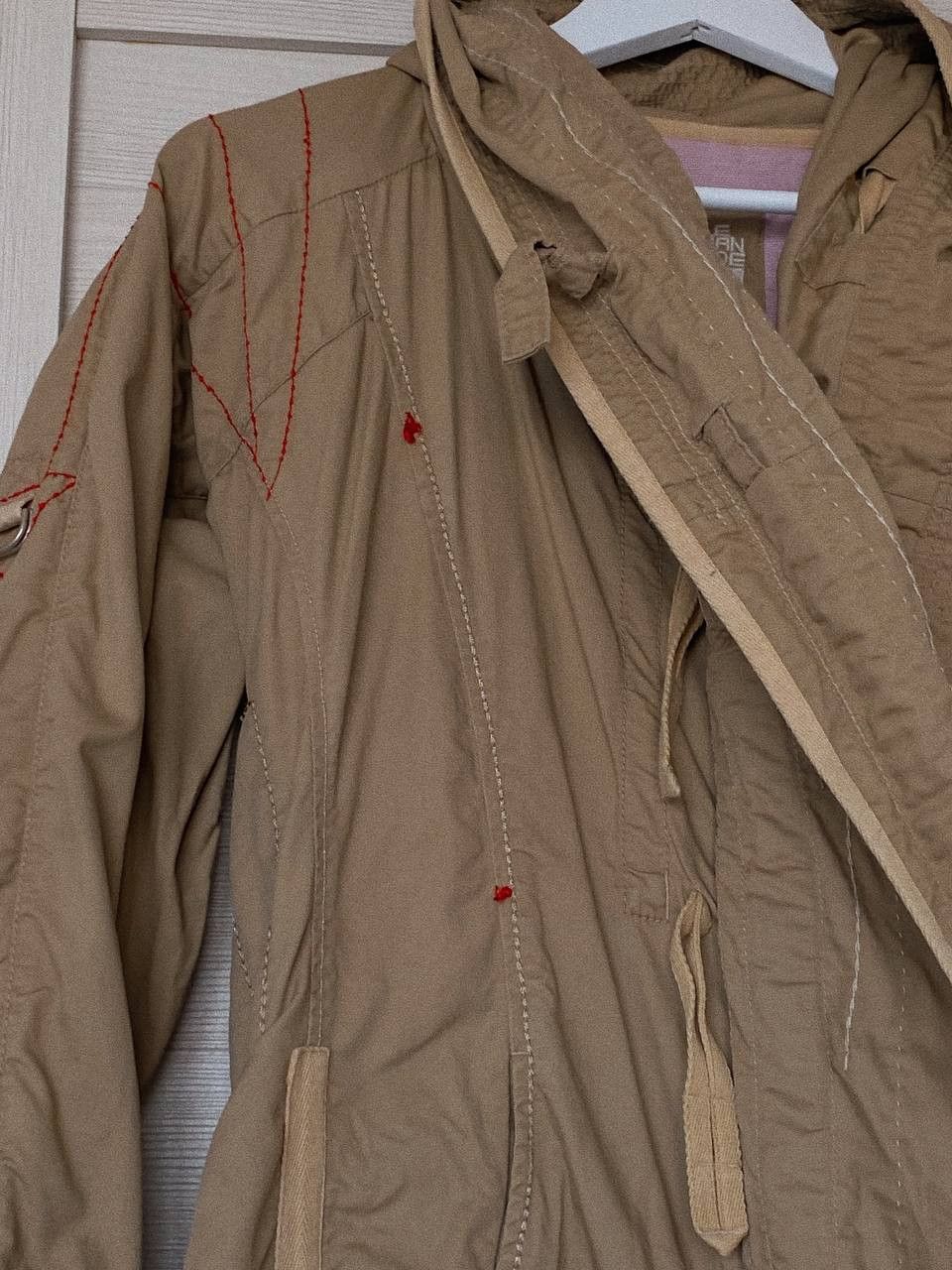 Marithe + Francois Girbaud Marithé + François Girbaud Avant Garde Trench Coat Beige Size L / US 10 / IT 46 - 9 Thumbnail