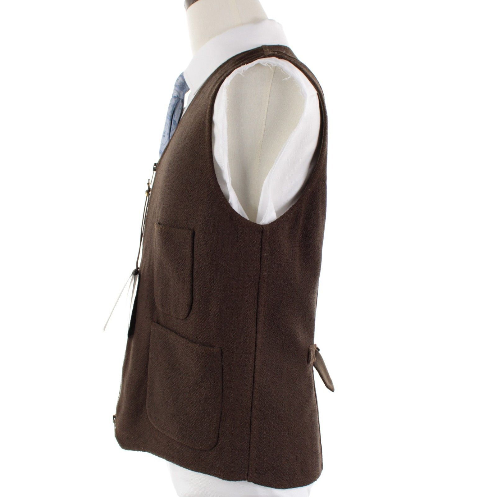 Boglioli Boglioli Vest Size M US In Brown Polyamide Blend Size US M / EU 48-50 / 2 - 3 Thumbnail