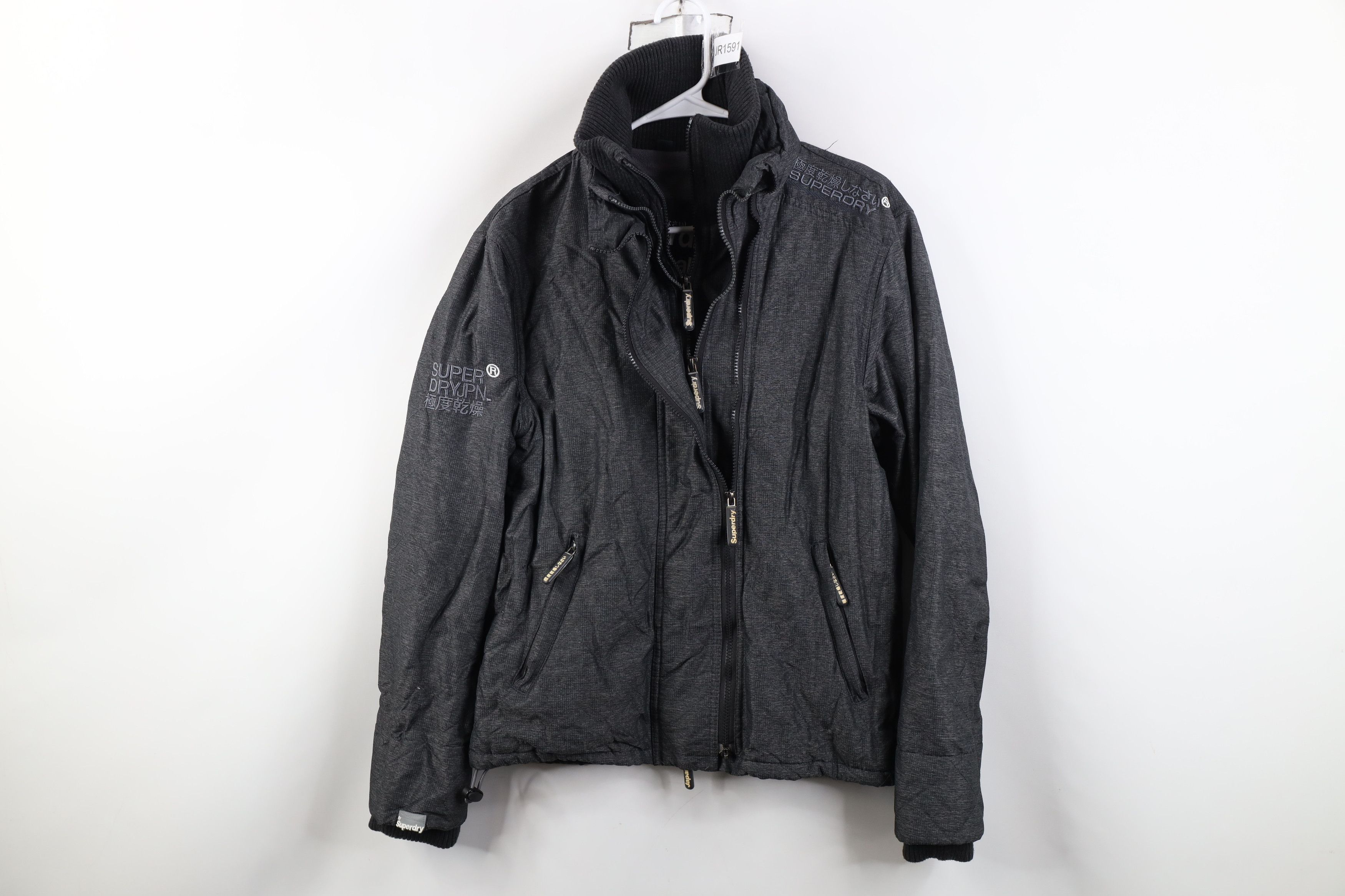 Superdry Superdry Japan Quilted Windcheater Full Zip Jacket Chambray Size US S / EU 44-46 / 1 - 1 Thumbnail
