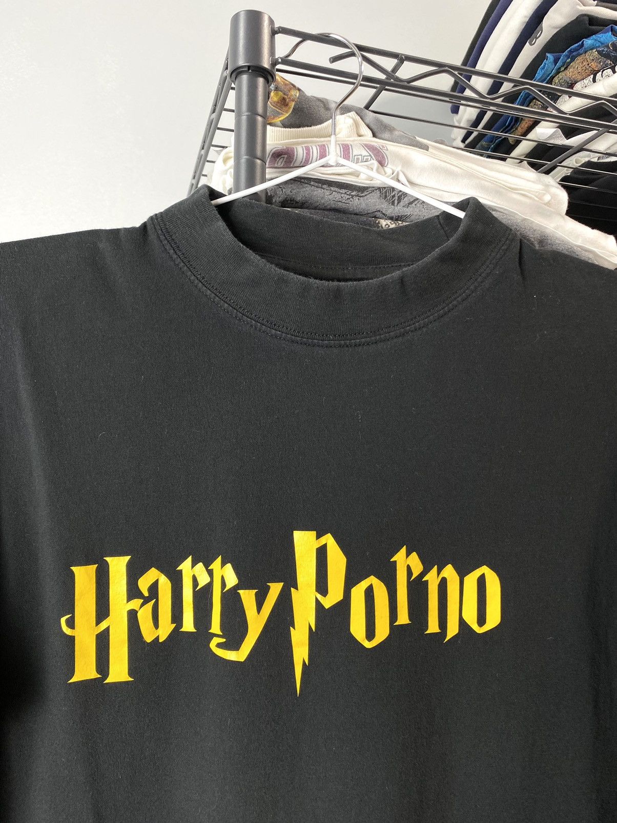 Hook-Ups × Vintage Rare! Vintage 1990’s Harry Potter Porno Movie T Shirt Size US S / EU 44-46 / 1 - 2 Thumbnail