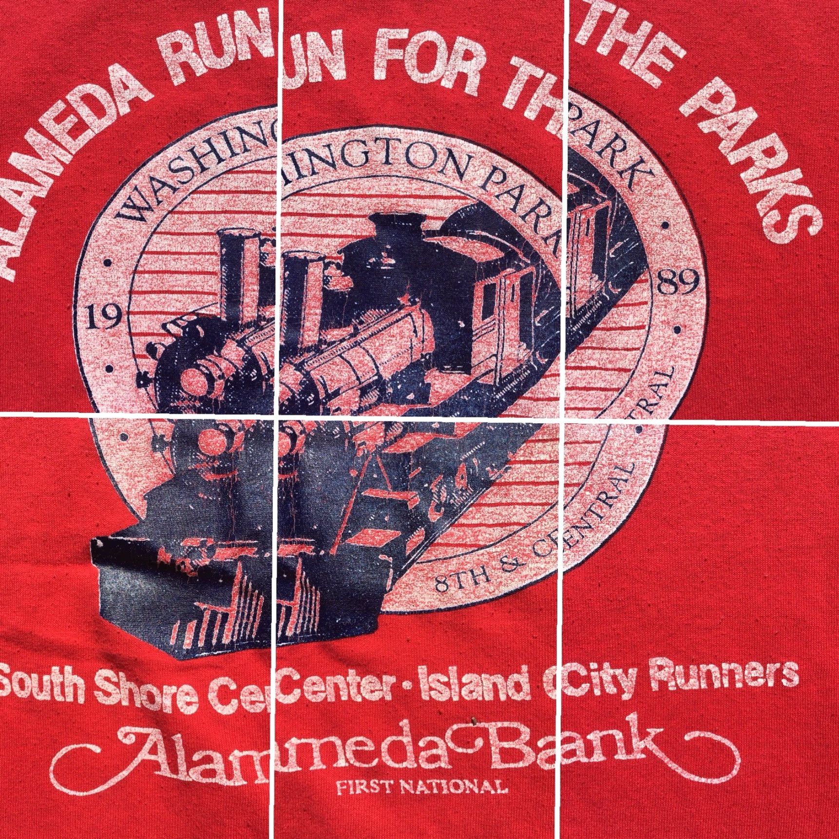 Russell Athletic VINTAGE Alameda Run For The Parks 1989 T-Shirt Pepsi Logo On Back XL Red Russell Athletic Mens Short Sleeve 80s 1980s Size US XL / EU 56 / 4 - 5 Thumbnail