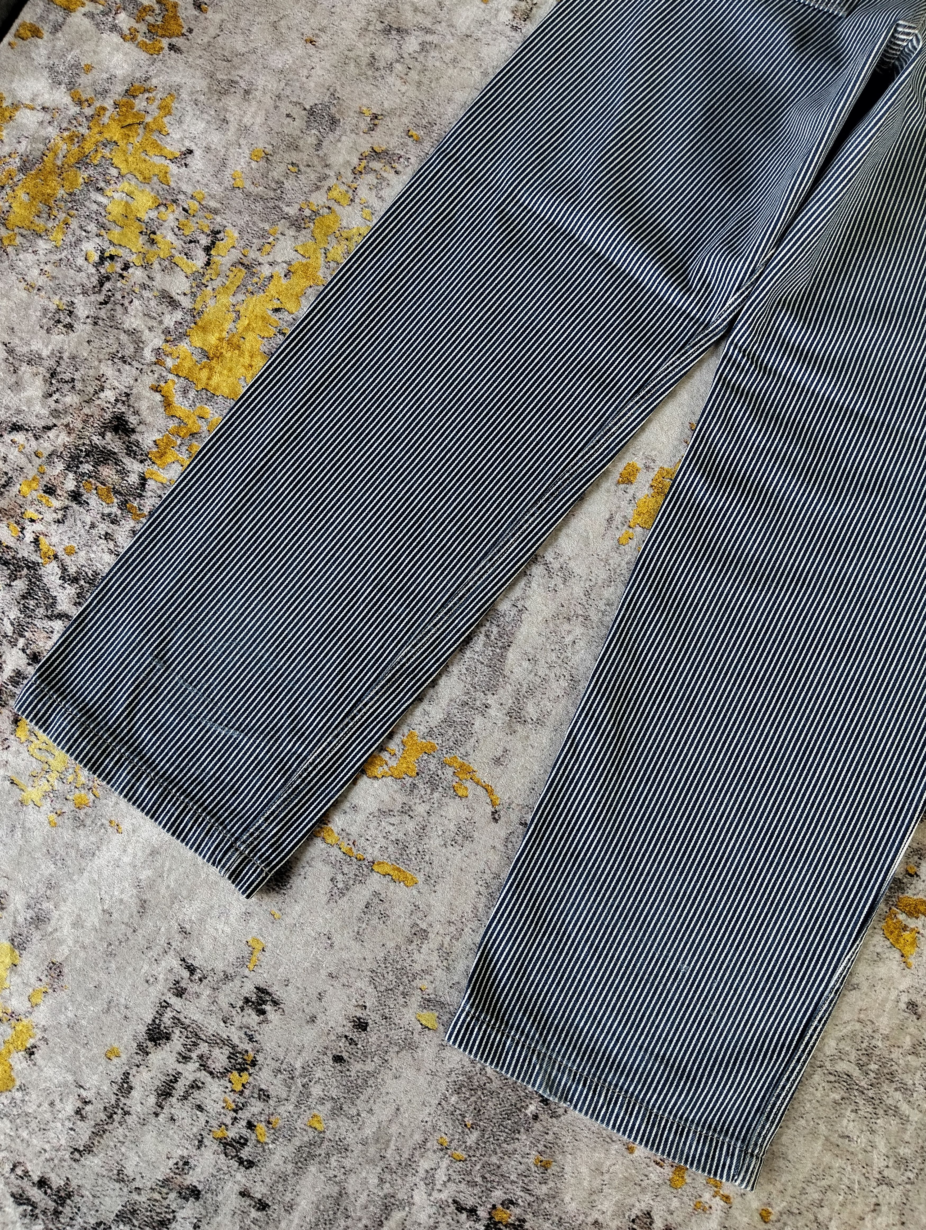 Japanese Brand Vintage Japanese East Boy Hickory Buckle Back Jeans Size US 33 - 4 Thumbnail