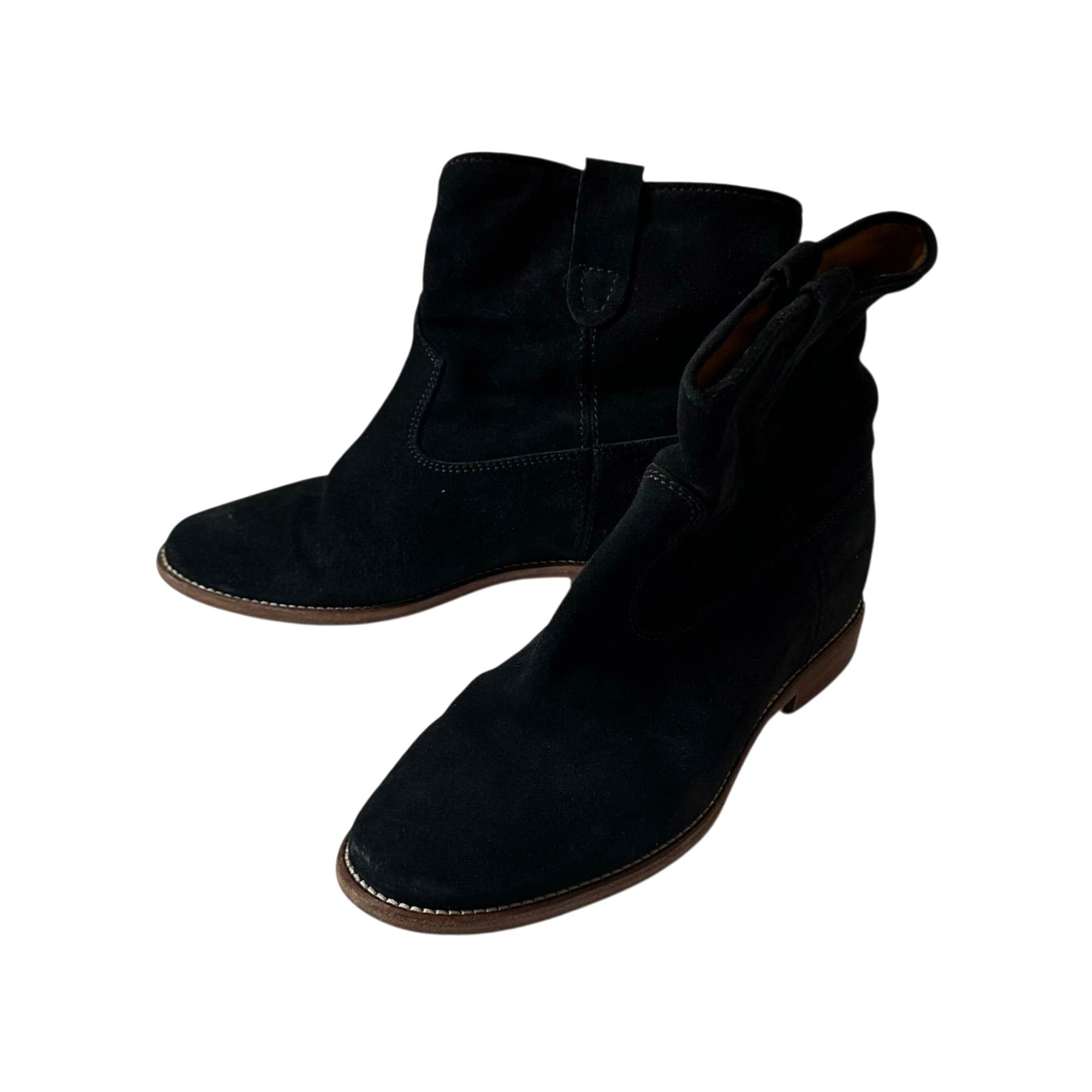Isabel Marant Etoile Isabelle Marant Etoile Suede Crisi boots. Size 38 EU, Black Size US 8 / IT 38 - 1 Thumbnail