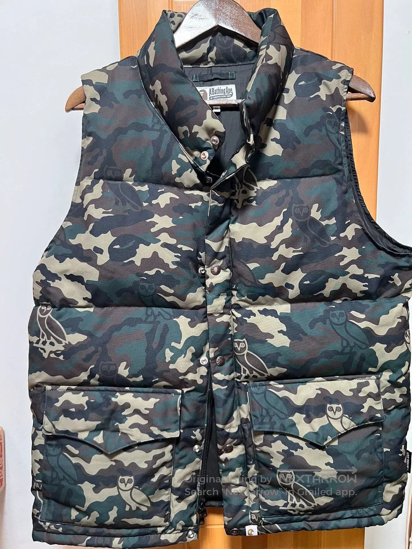 Bape BAPE BAPExOVO Camouflage Puffer Vest. Size US XL / EU 56 / 4 - 1 Thumbnail