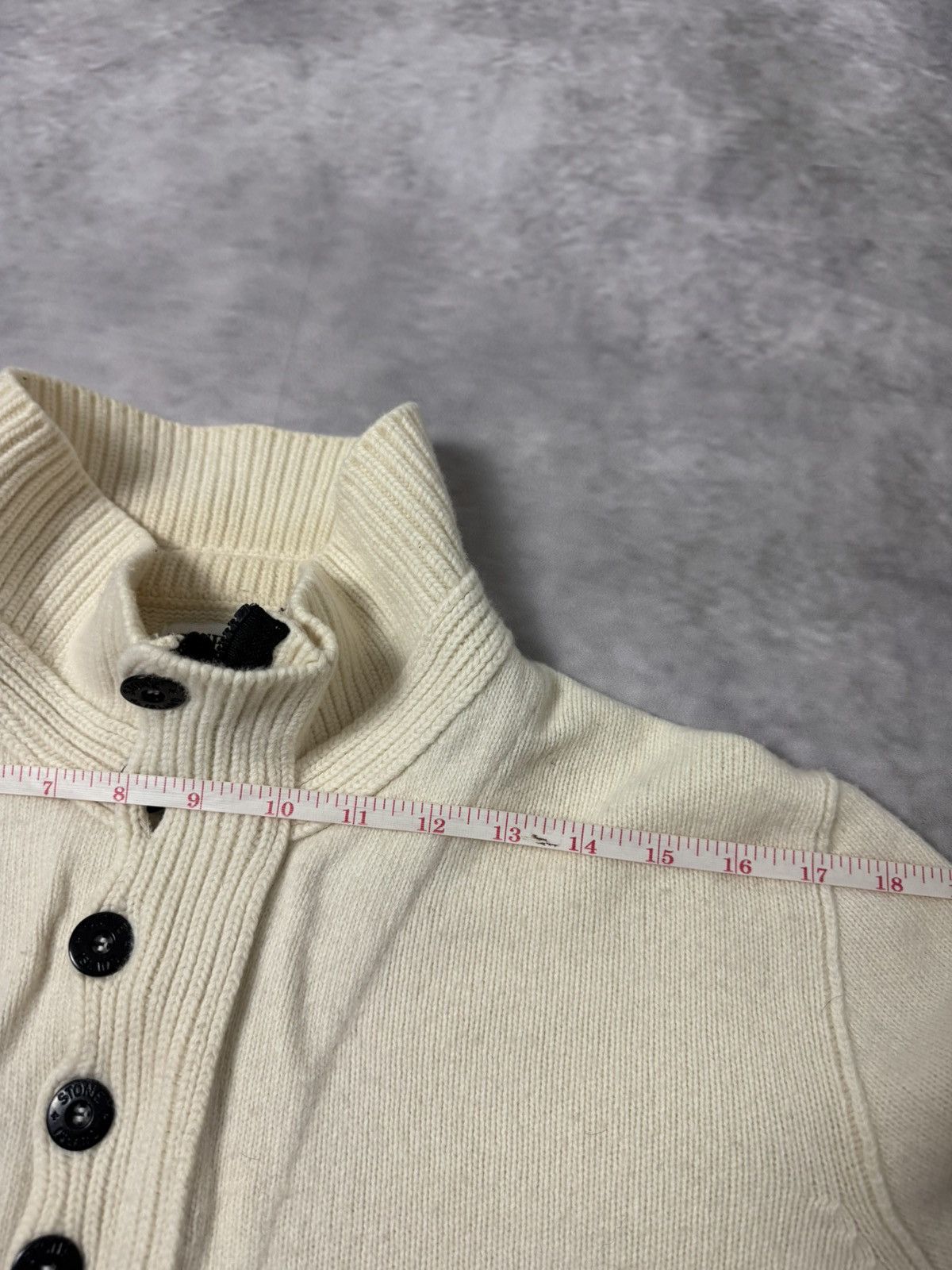 Stone Island Stone Island Knit Sweater – XL – Beige Size US XL / EU 56 / 4 - 10 Thumbnail