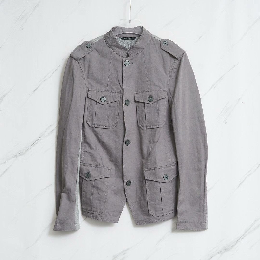 Dolce & Gabbana Dolce&Gabbana Men's Patchwork Utility Jacket Size US S / EU 44-46 / 1 - 1 Thumbnail