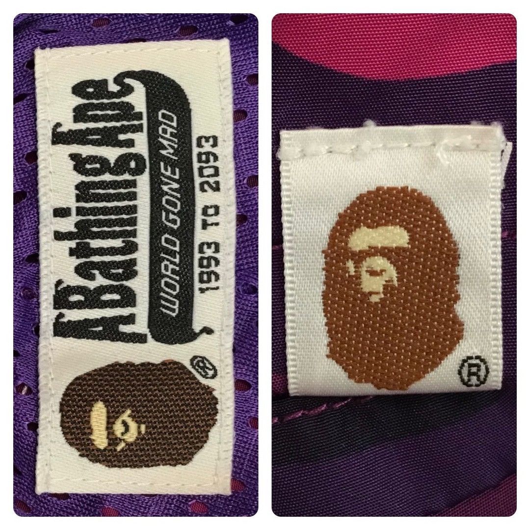 Bape 🔥XXL🔥 BAPE Text color camo Purple Beach shorts ★size 2XL Size US 38 / EU 54 - 9 Thumbnail