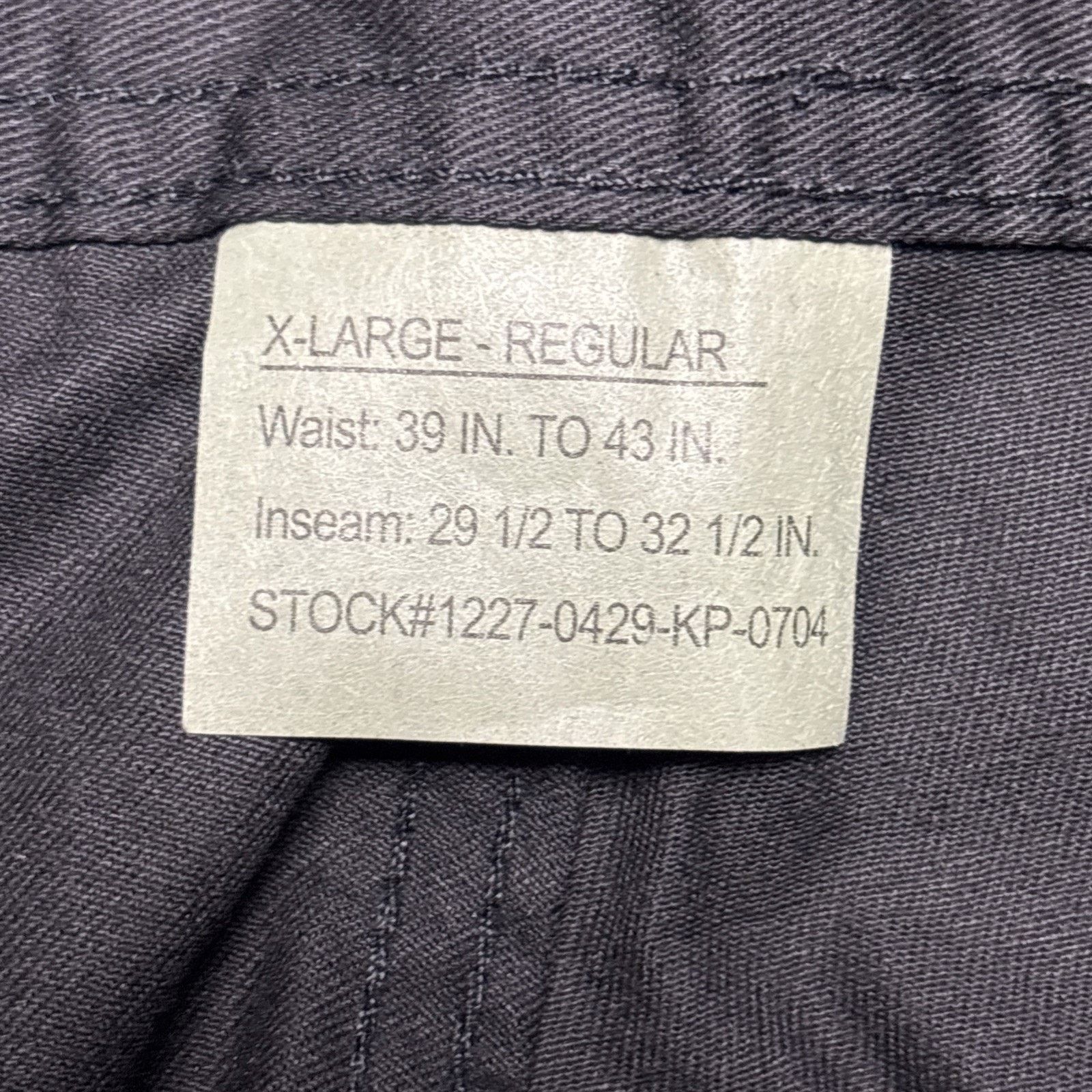 Rothco Men's Black Military BDU Pants Cargo Work Utility Bottoms Size US 39 - 3 Thumbnail