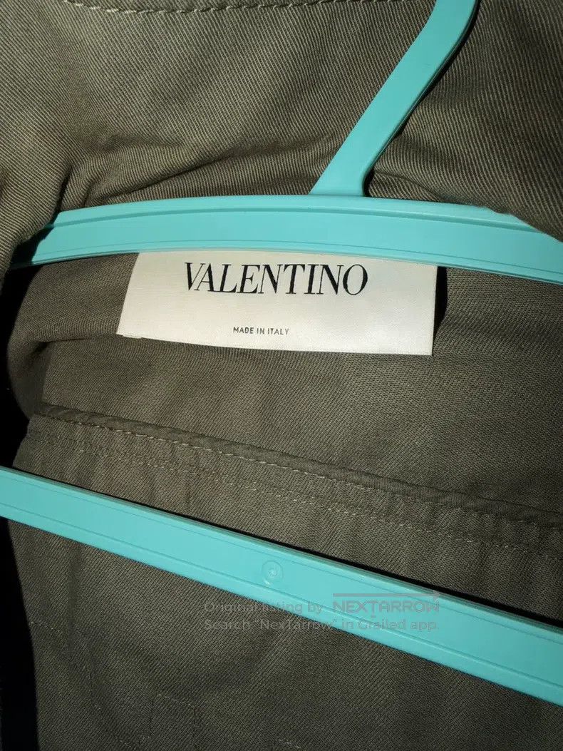 Valentino Valentino Army green studded beaded jacket Size US XXS / EU 40 - 7 Thumbnail