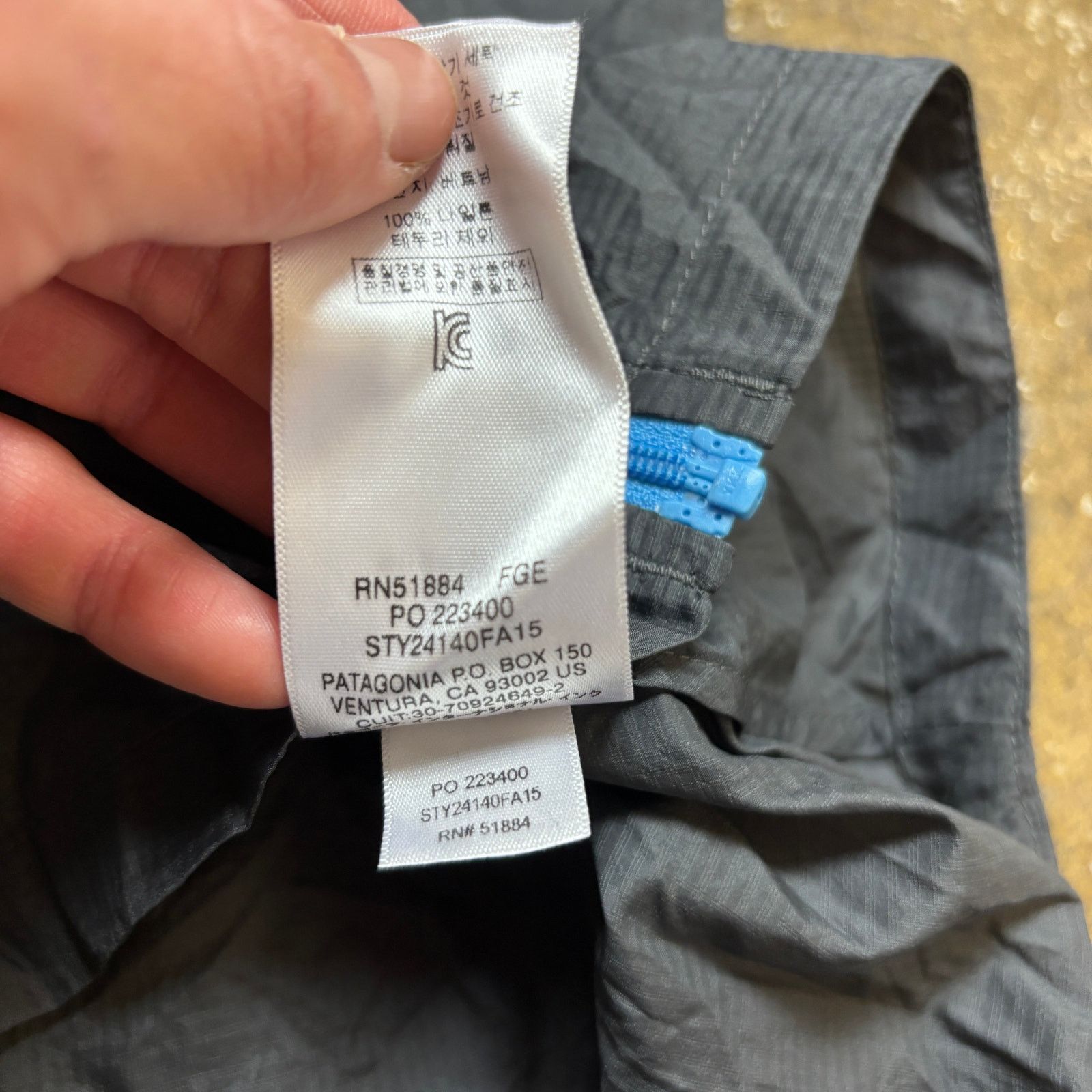 Patagonia Patagonia Houdini Lightweight Rain Jacket Men's Small Gorp Size US S / EU 44-46 / 1 - 8 Thumbnail