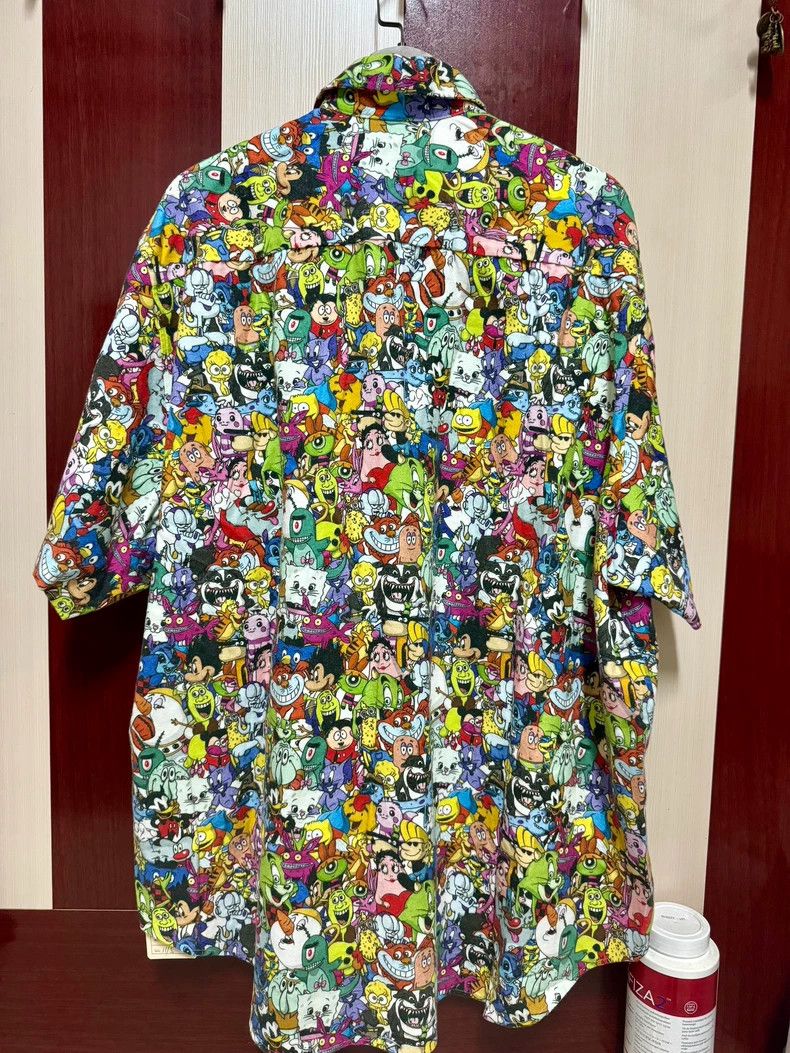 Vetements vetements20ss Spoof Cartoon Full Print Short Sleeve Shirt 2 Size US XS / EU 42 / 0 - 2 Thumbnail