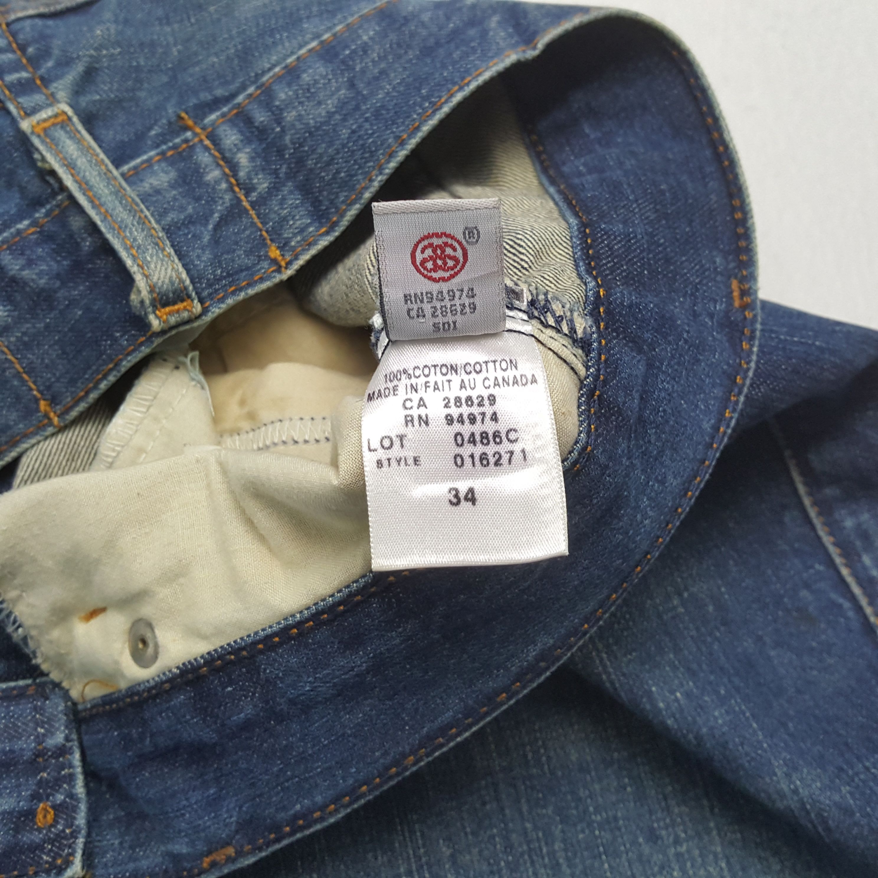 Stussy STUSSY Streetwear Skateboard Custom Art Jeans C297N3 Size US 33 - 13 Thumbnail